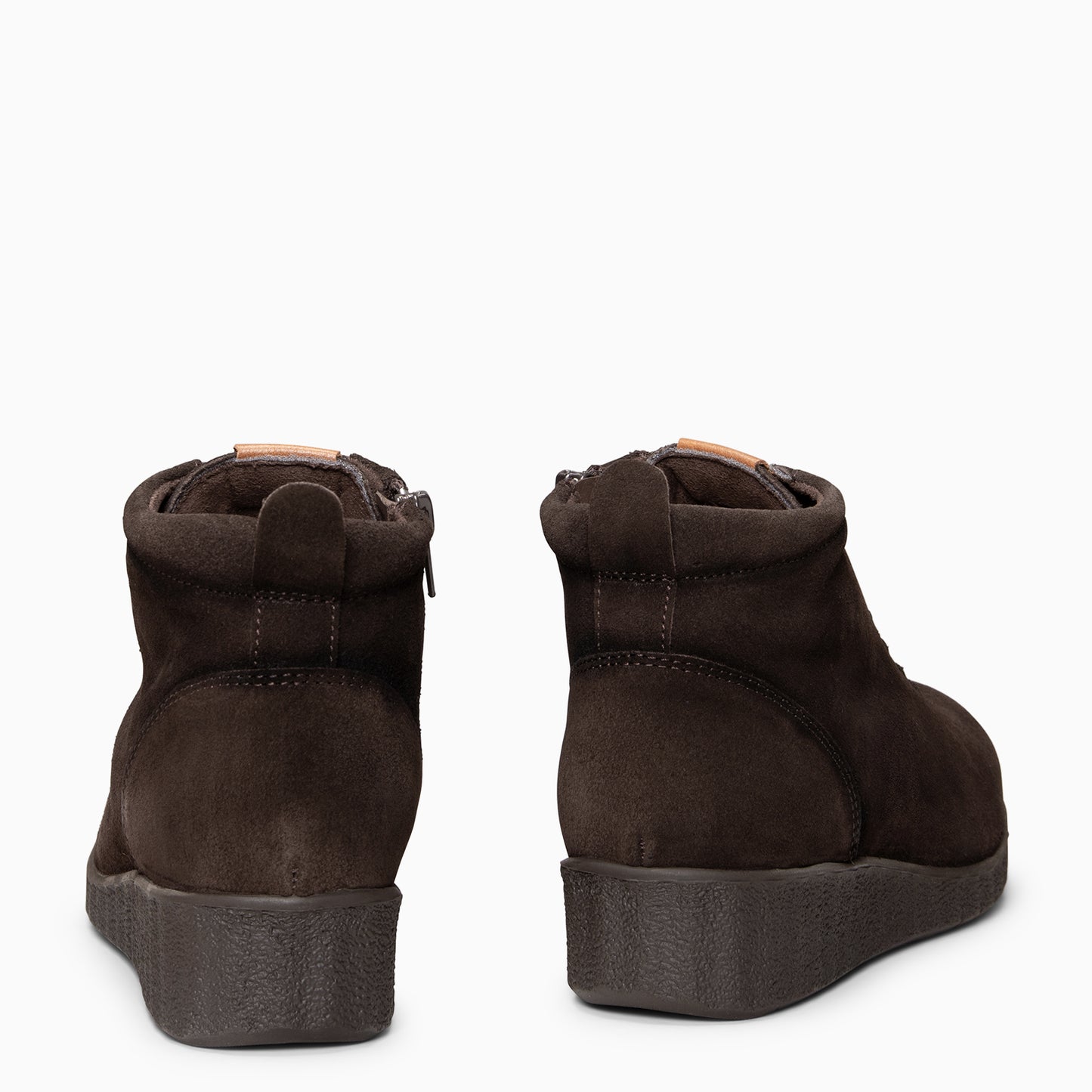 FLEXY - Zapatillas abotinadas MARRON