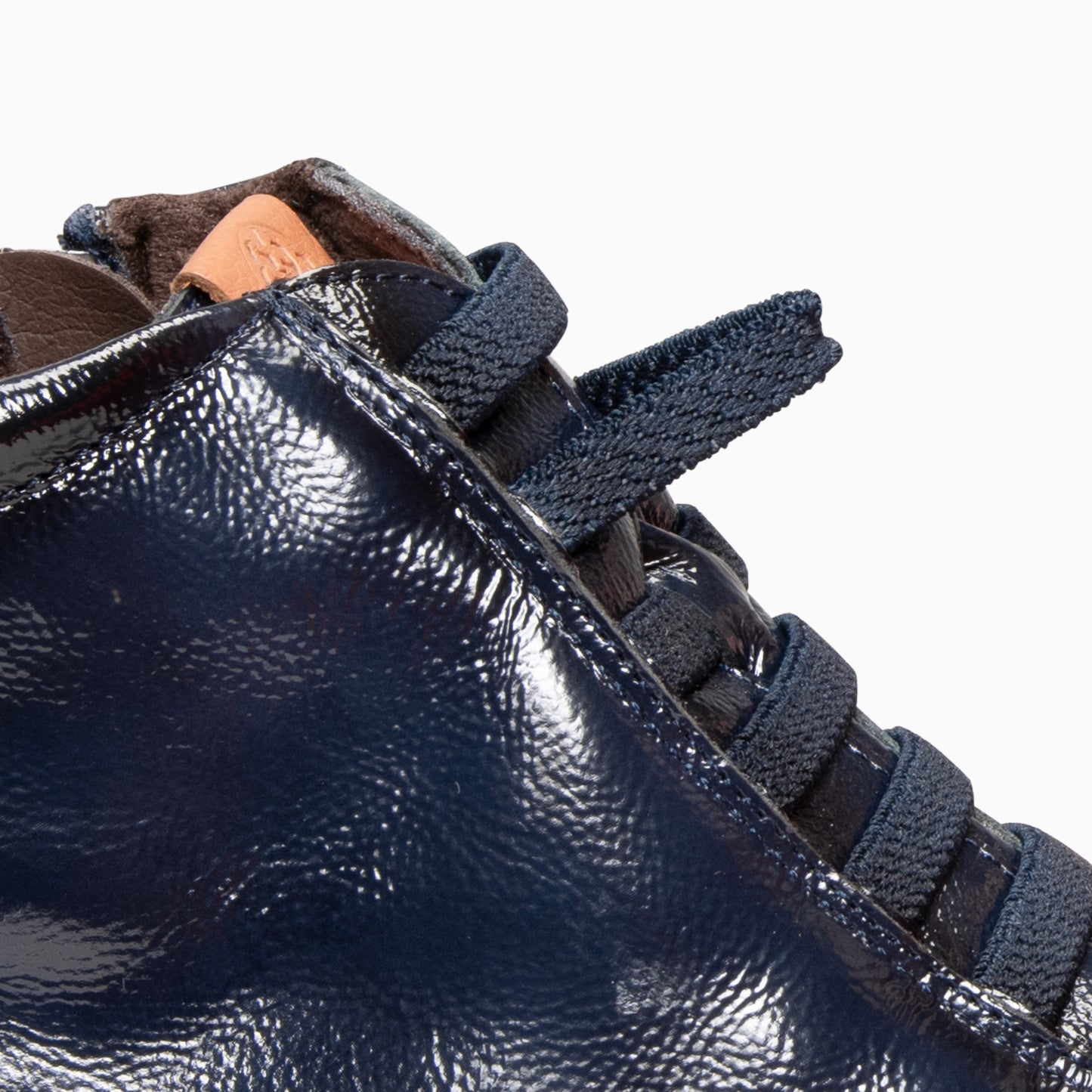 FLEXY - Zapatillas abotinadas CHAROL MARINO