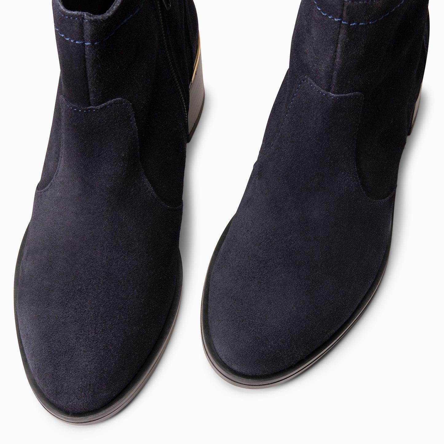 NIXIE – botines de tacón bajo para mujer MARINO