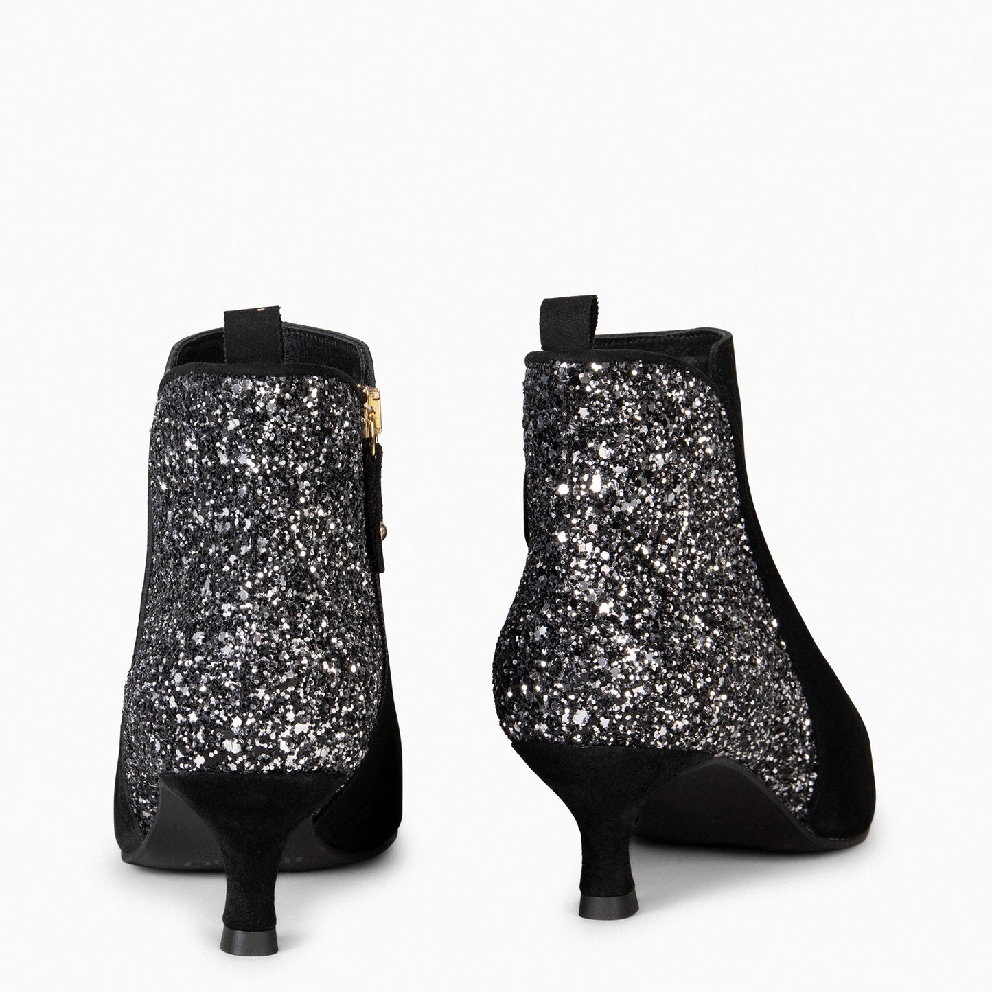 ROYAL - Botins de salto baixo NEGROGLITTER