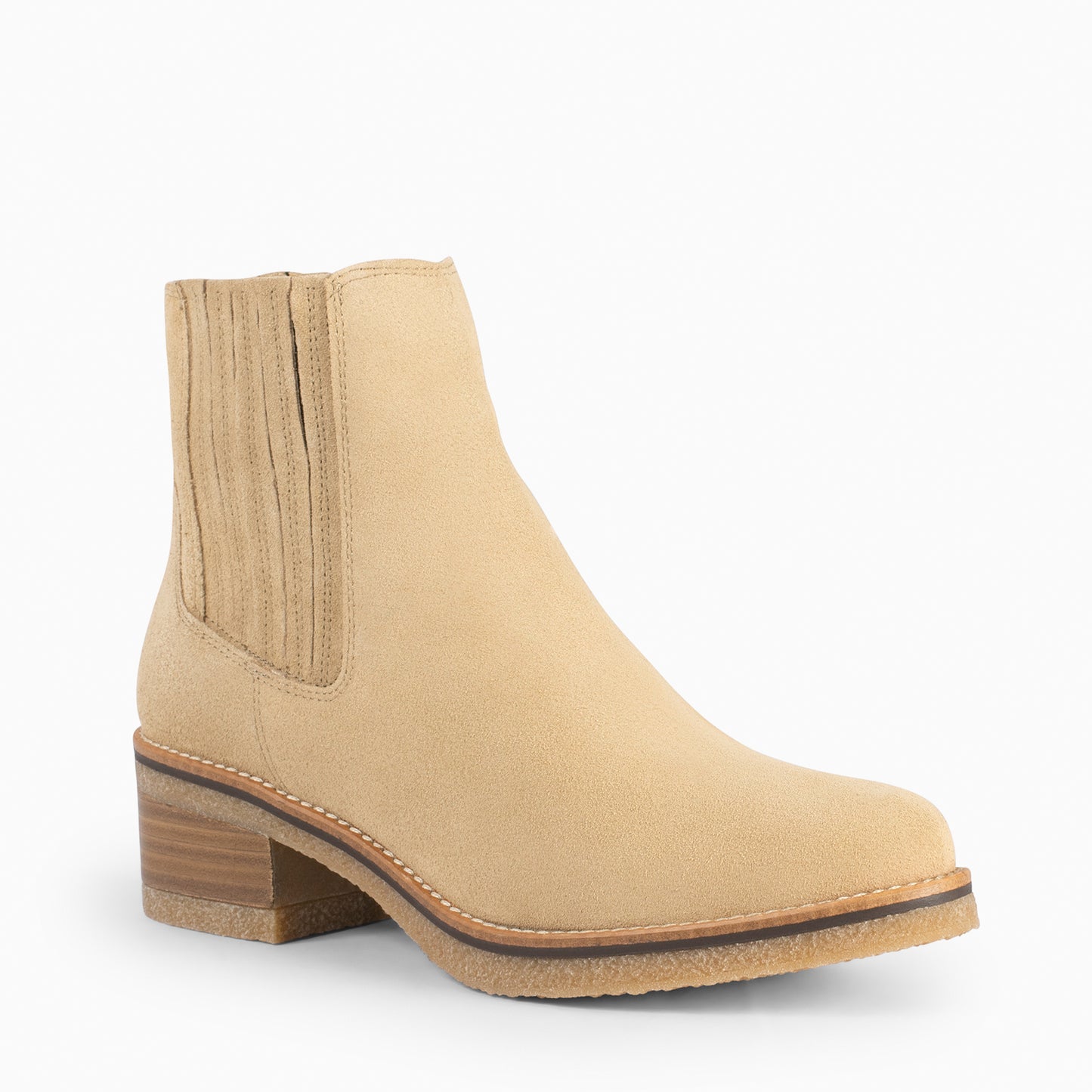 COUNTRY – Botines camperos para mujer BEIGE