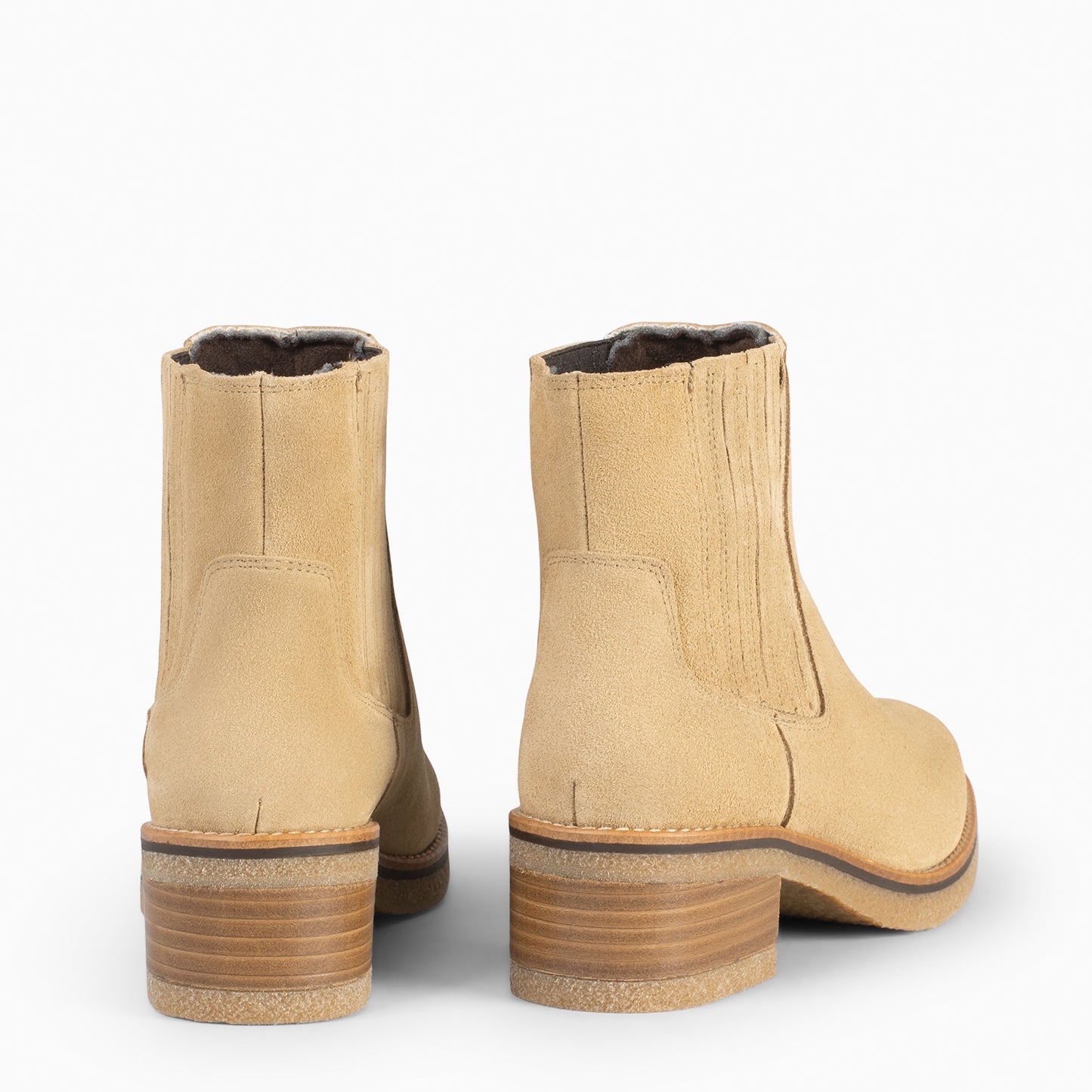 COUNTRY – Botines camperos para mujer BEIGE