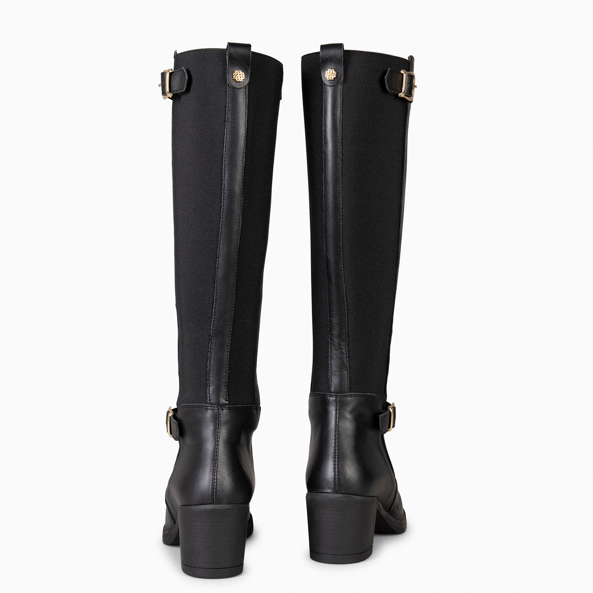 SENA- Botas de vestir con caña elástica NEGRO