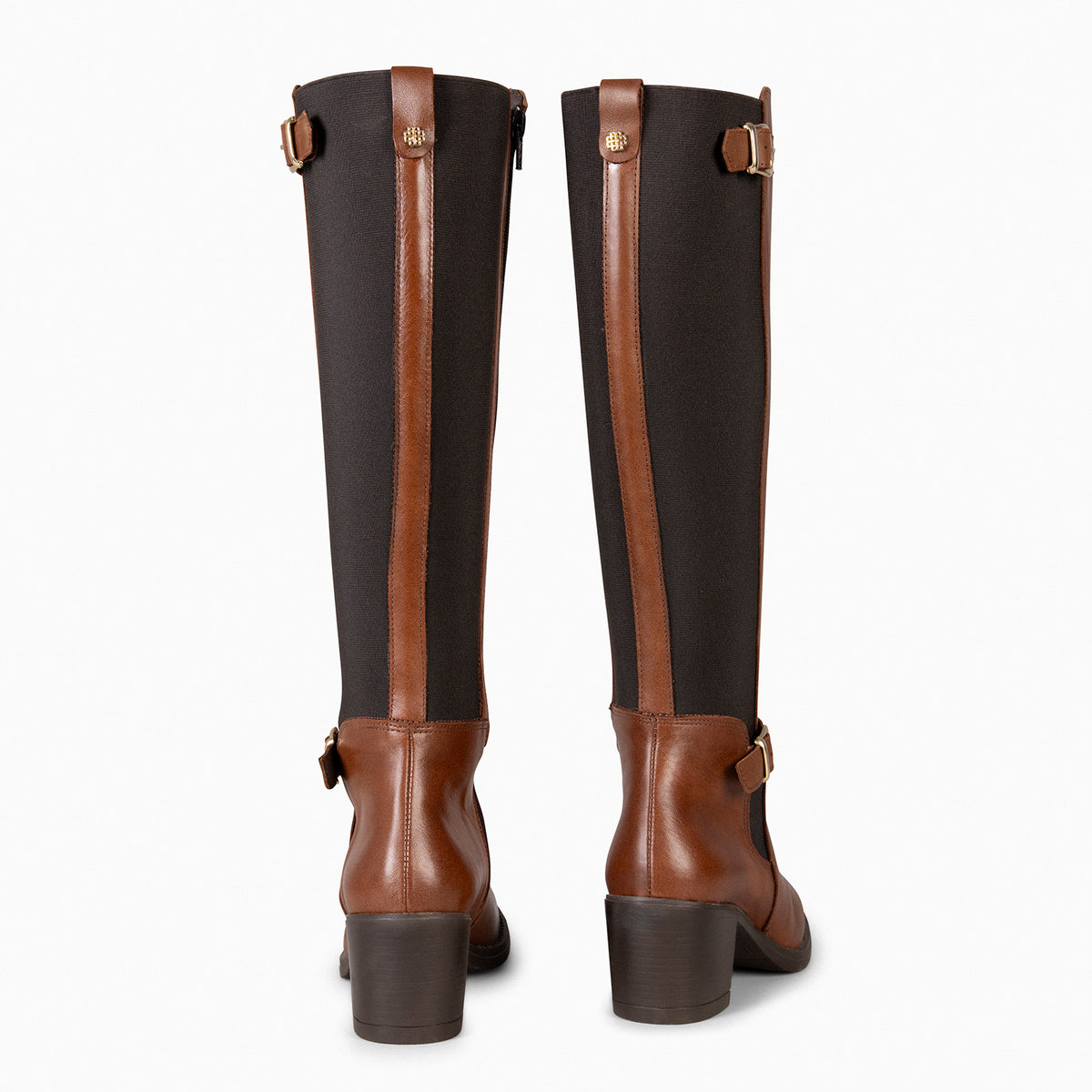 SENA– botas de vestir con caña elástica MARRON
