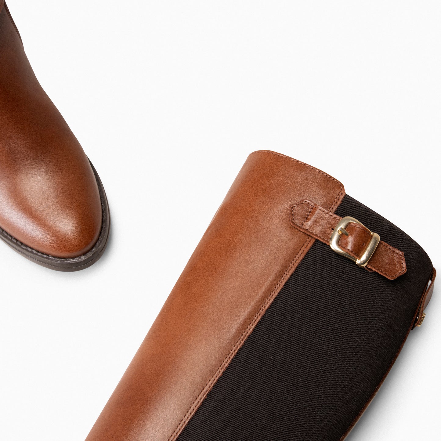 SENA– botas de vestir con caña elástica MARRON