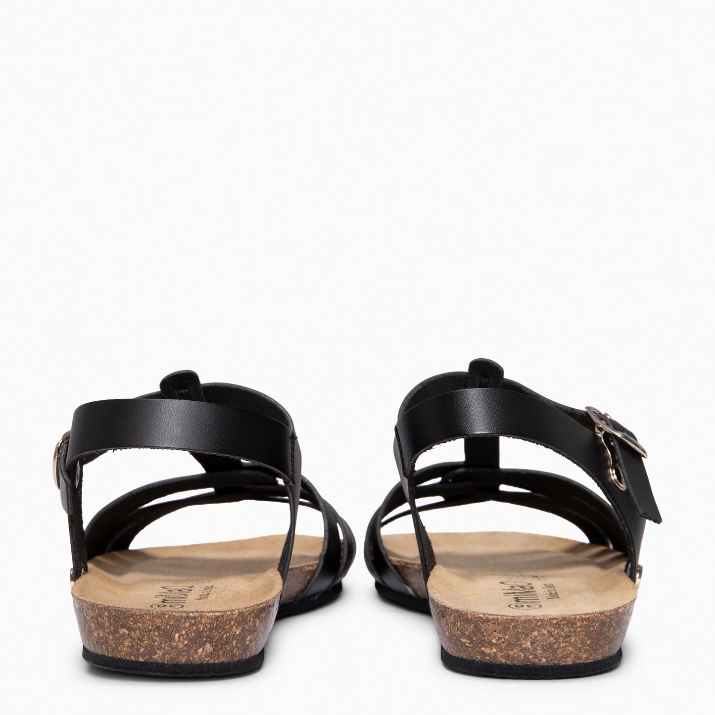 DITA - Sandalias BIO de tiras NEGRO