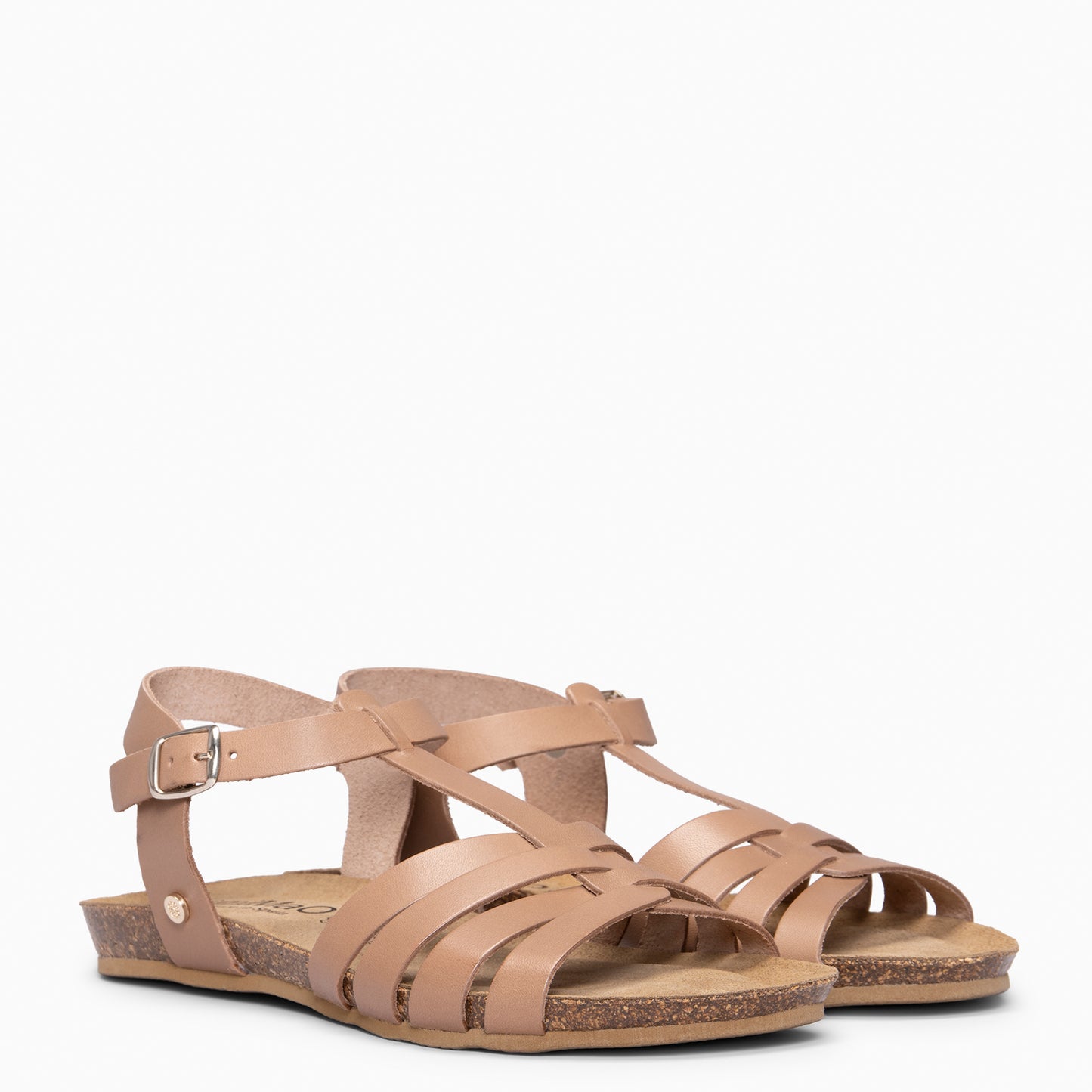 DITA - Sandalias BIO de tiras TAUPE