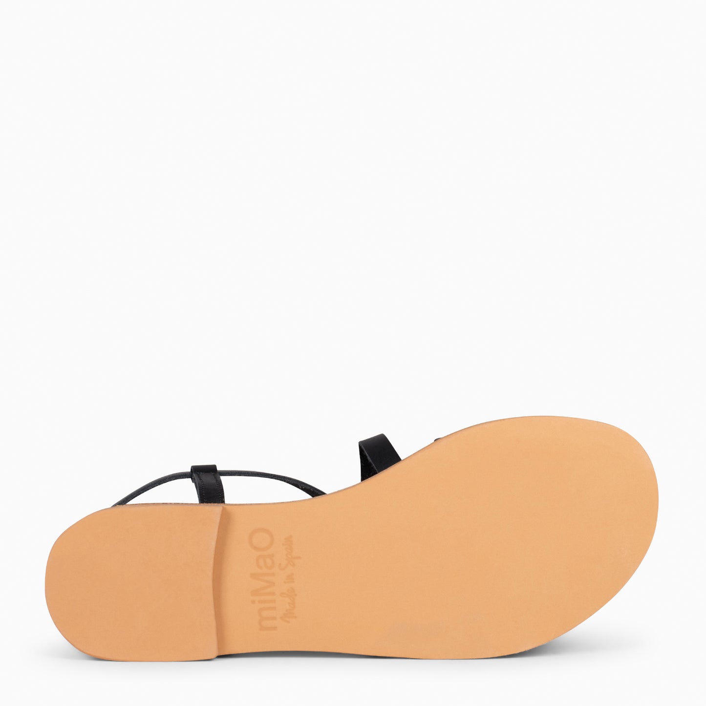IXORA - Sandalias planas de mujer con hebilla NEGRO