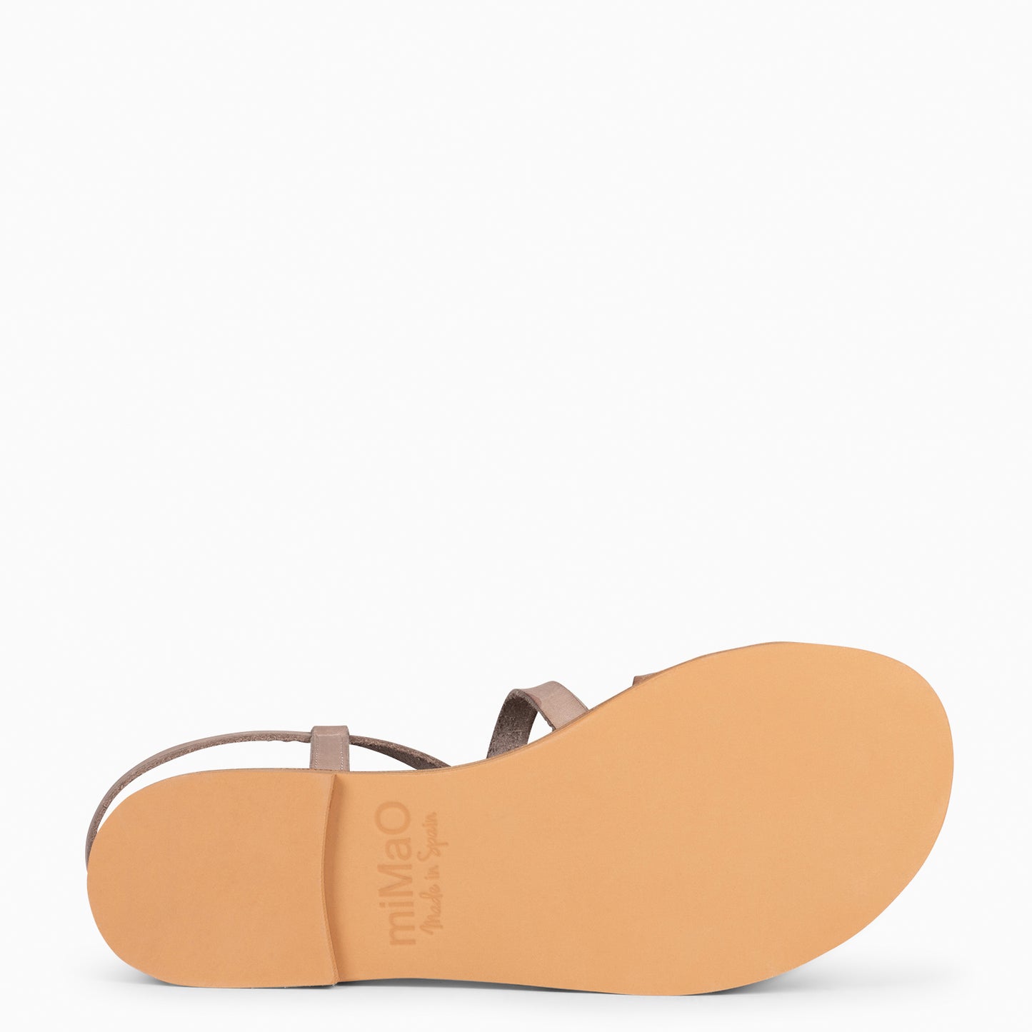 IXORA - Sandales plates pour femme avec boucle TAUPE