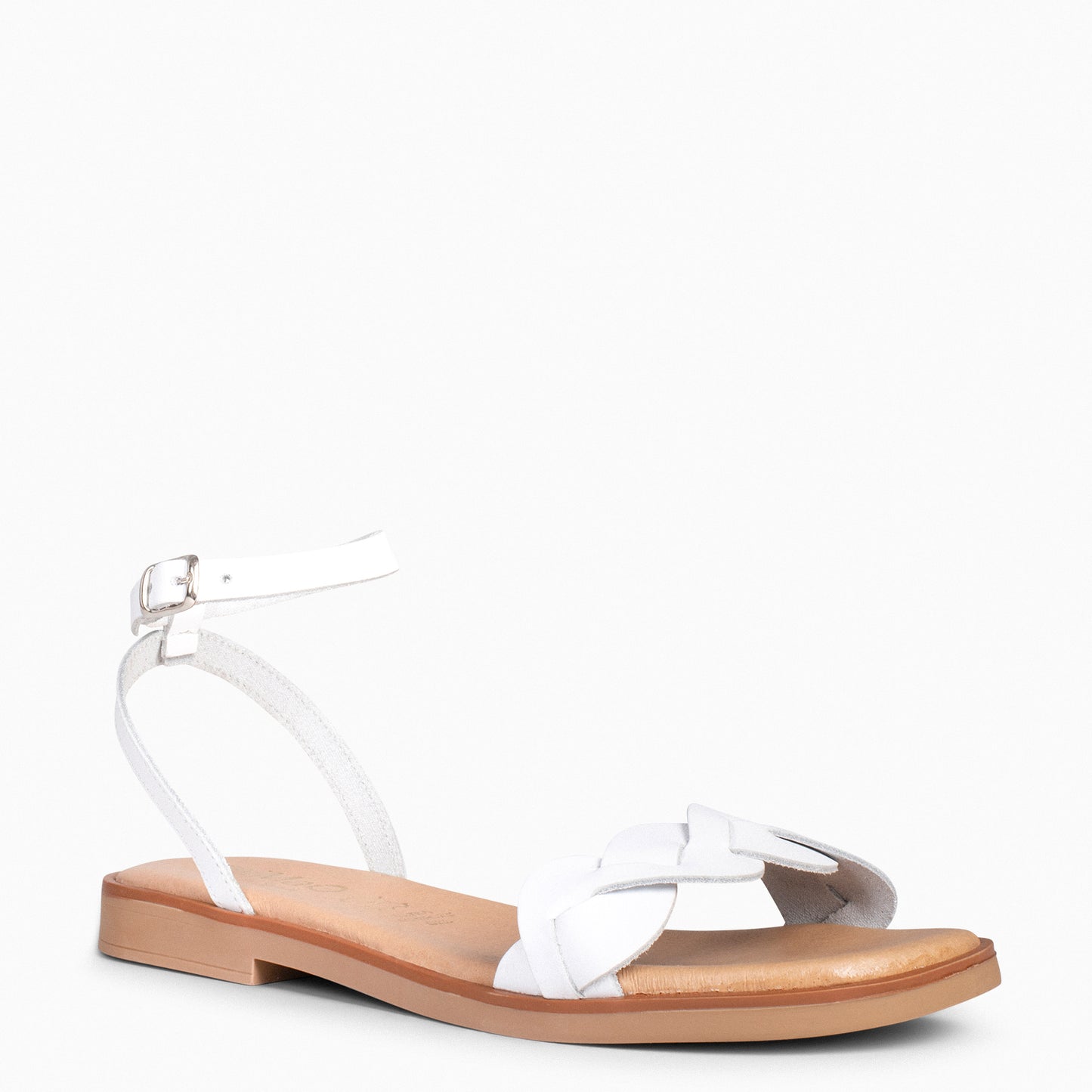 ARECA – Sandalias Planas Mujer BLANCO