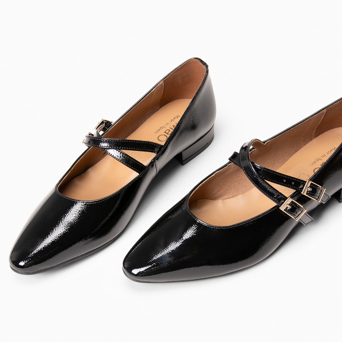 ALANA - Merceditas con tacón bajo NEGRO