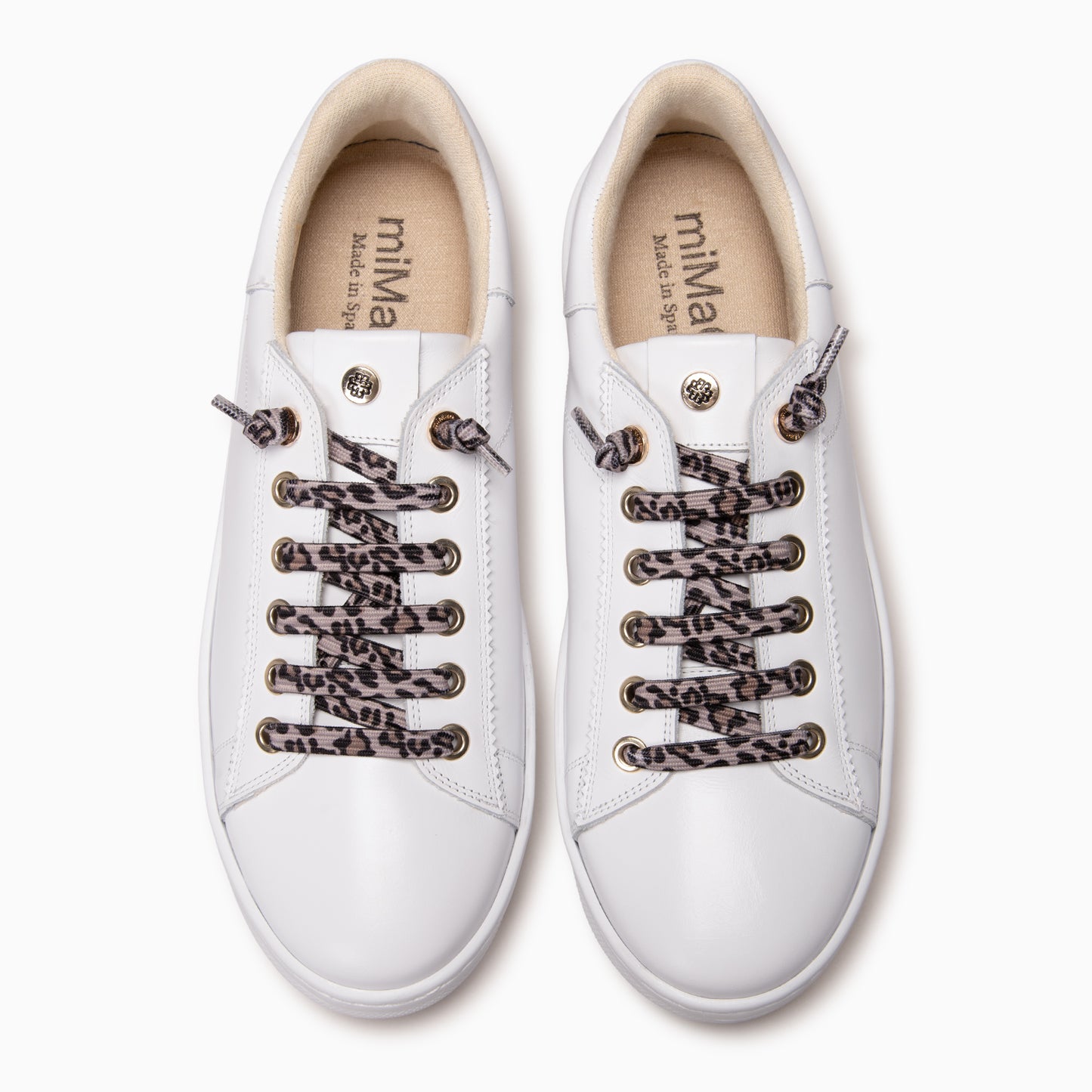 NANTES - Zapatillas Elegantes BLANCO LEOPARDO