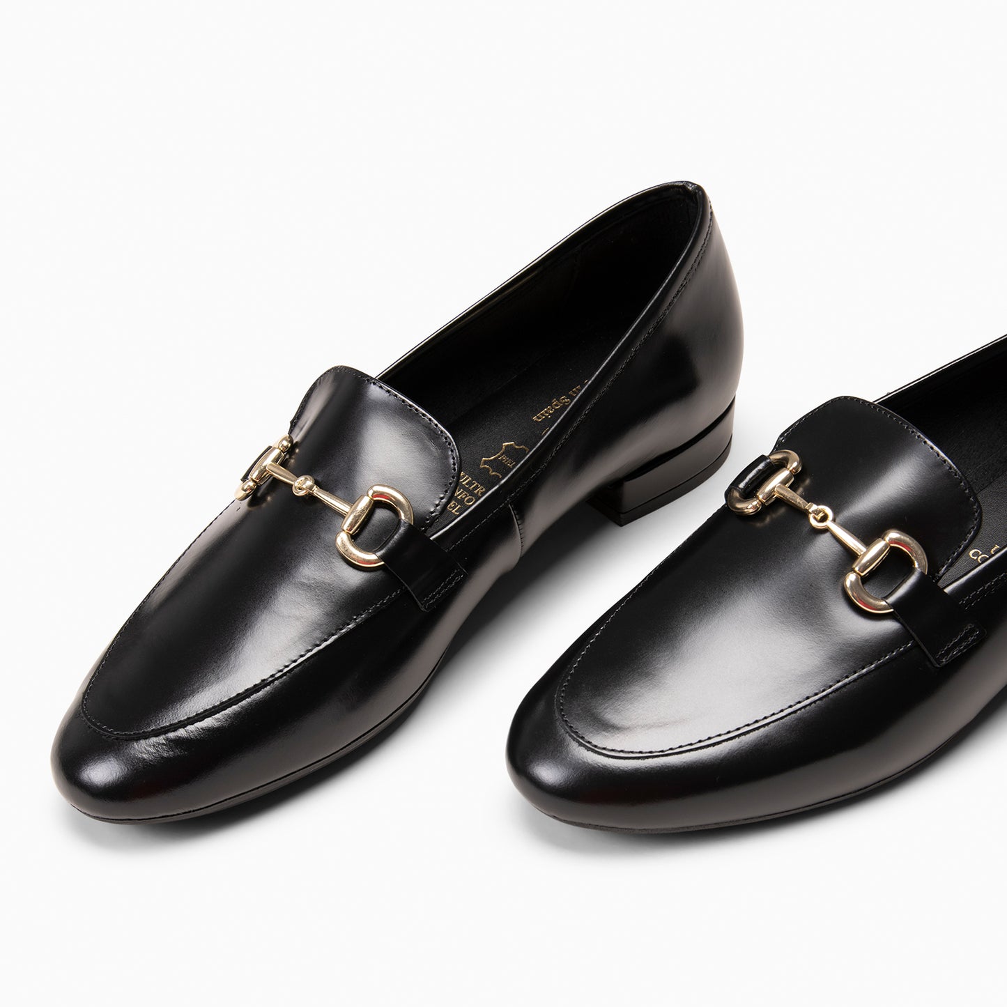 ELOISE - Mocasines planos con adorno NEGRO