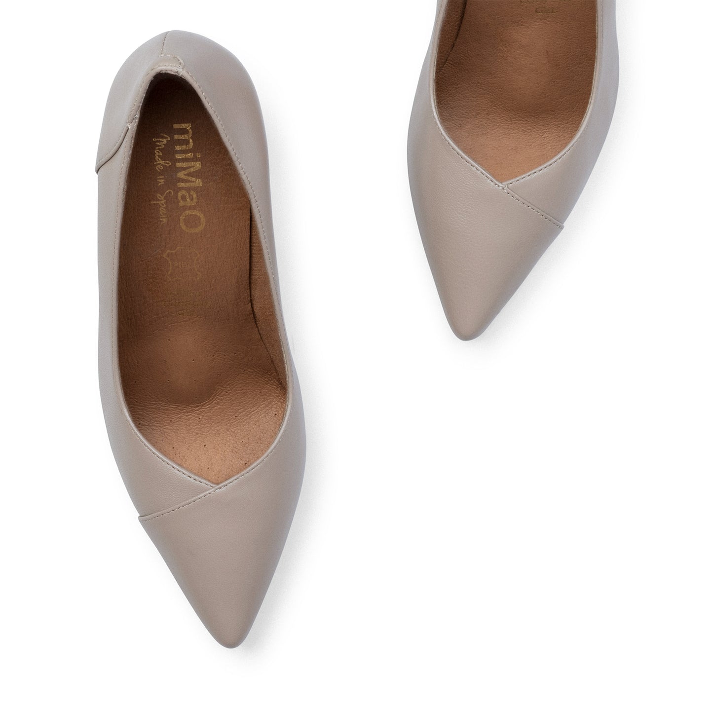 GLAM - Zapatos de tacón alto para mujer TAUPE