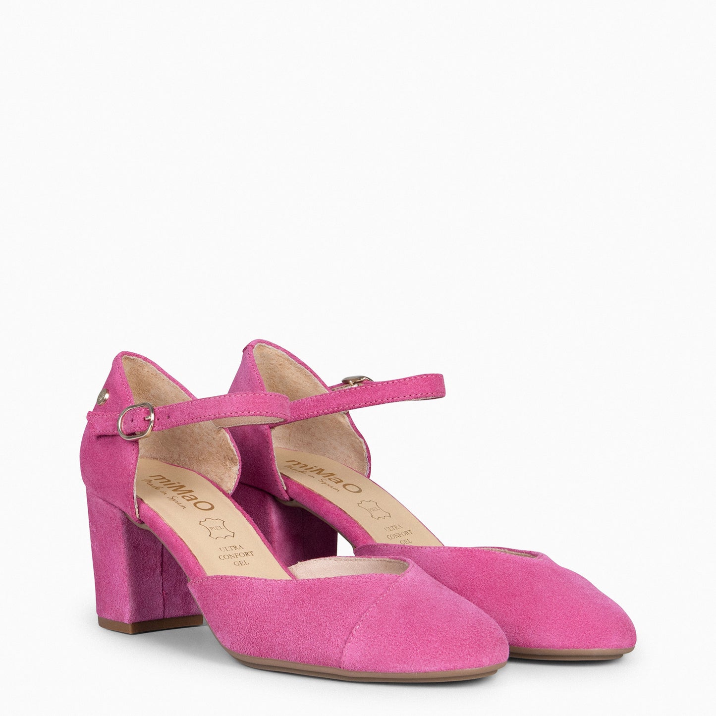 ISI - Zapatos de Mujer Abiertos con pulsera FUCSIA