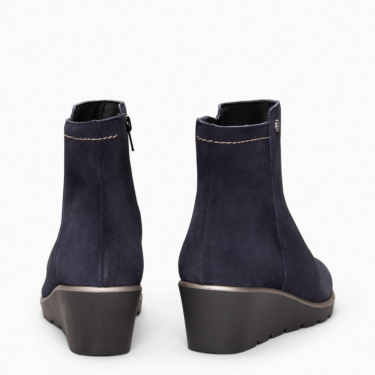 LULEA – botin de serraje hidrófugo MARINO