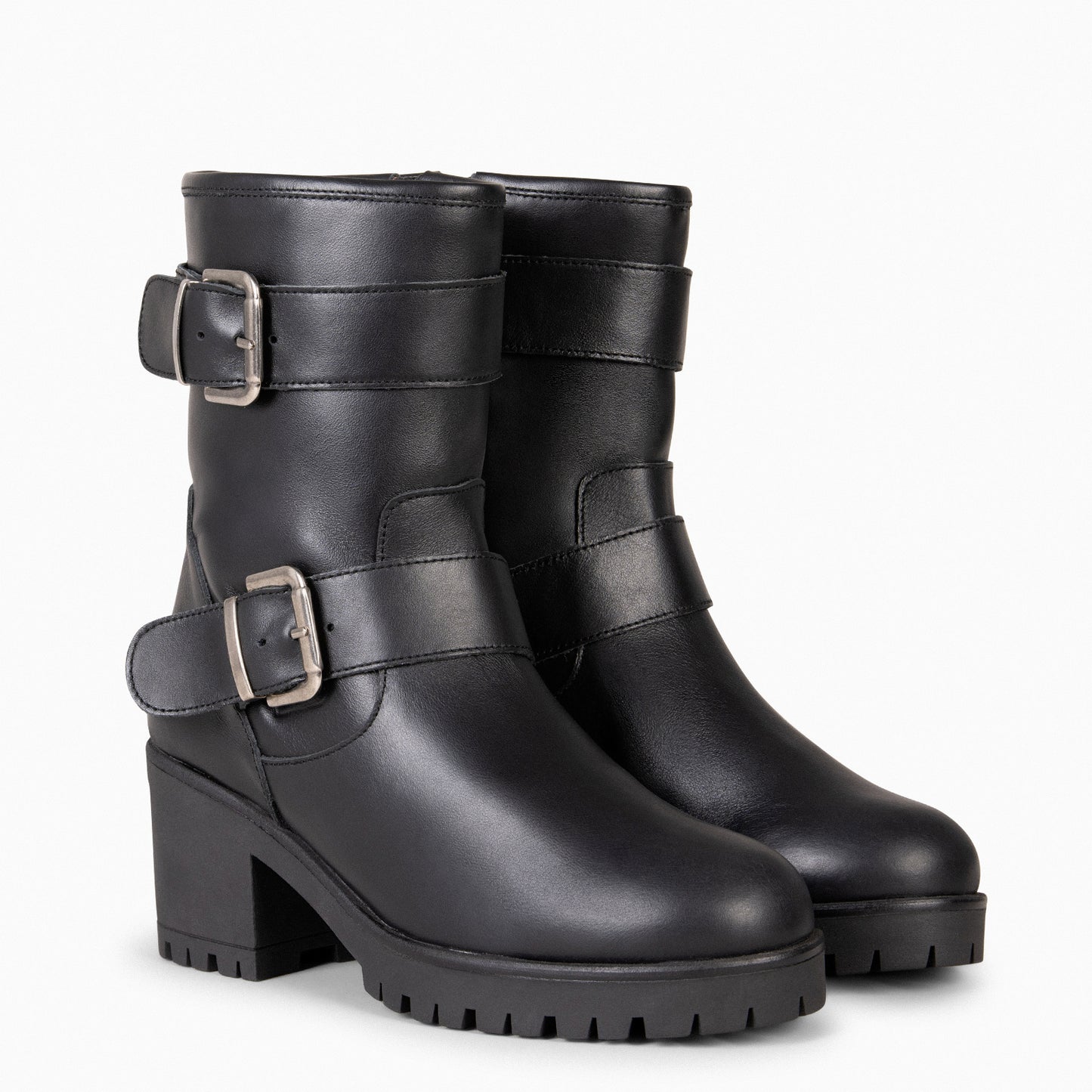 JANET – Botas biker de mujer NEGRO