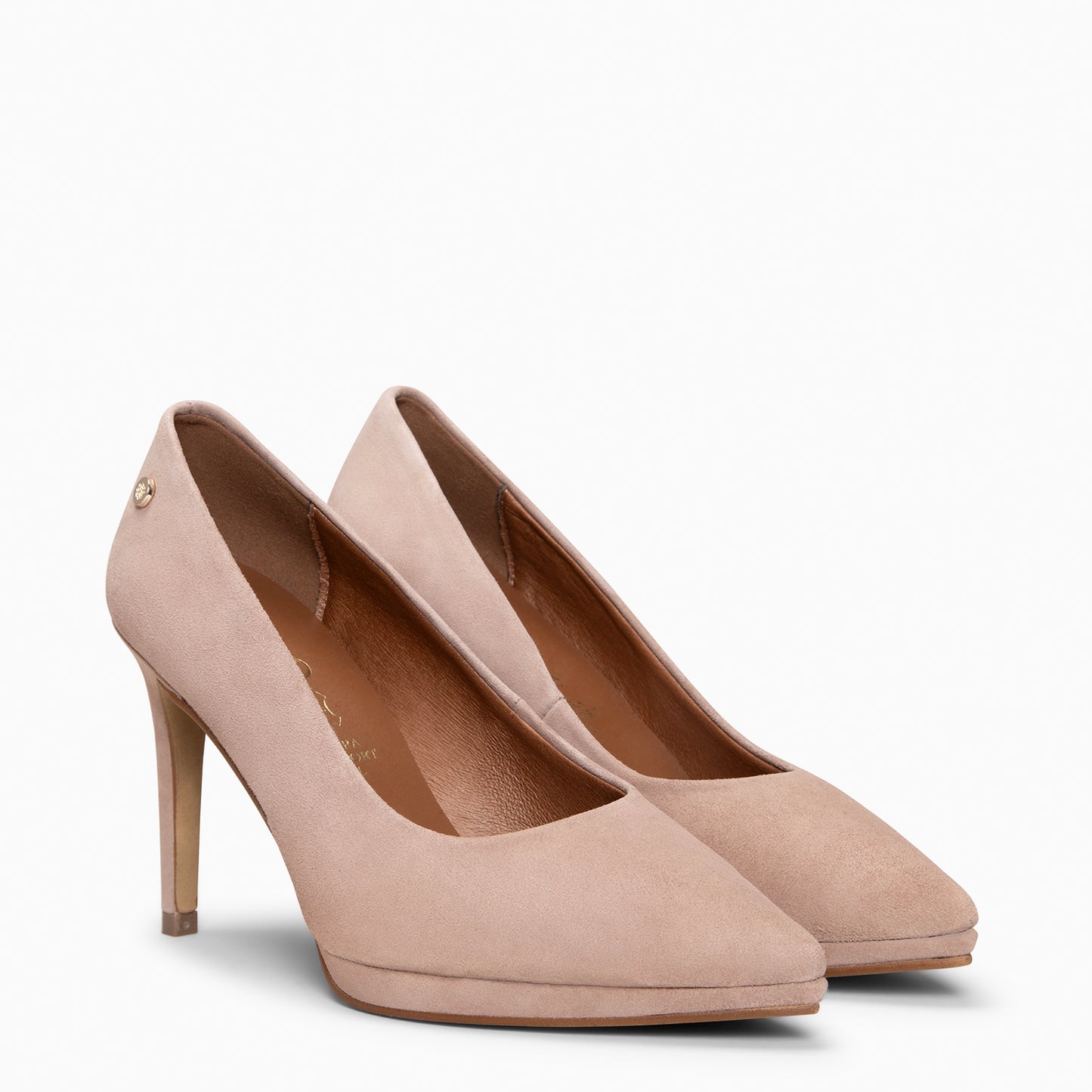 LAUREN – Zapato de tacón alto en piel NUDE