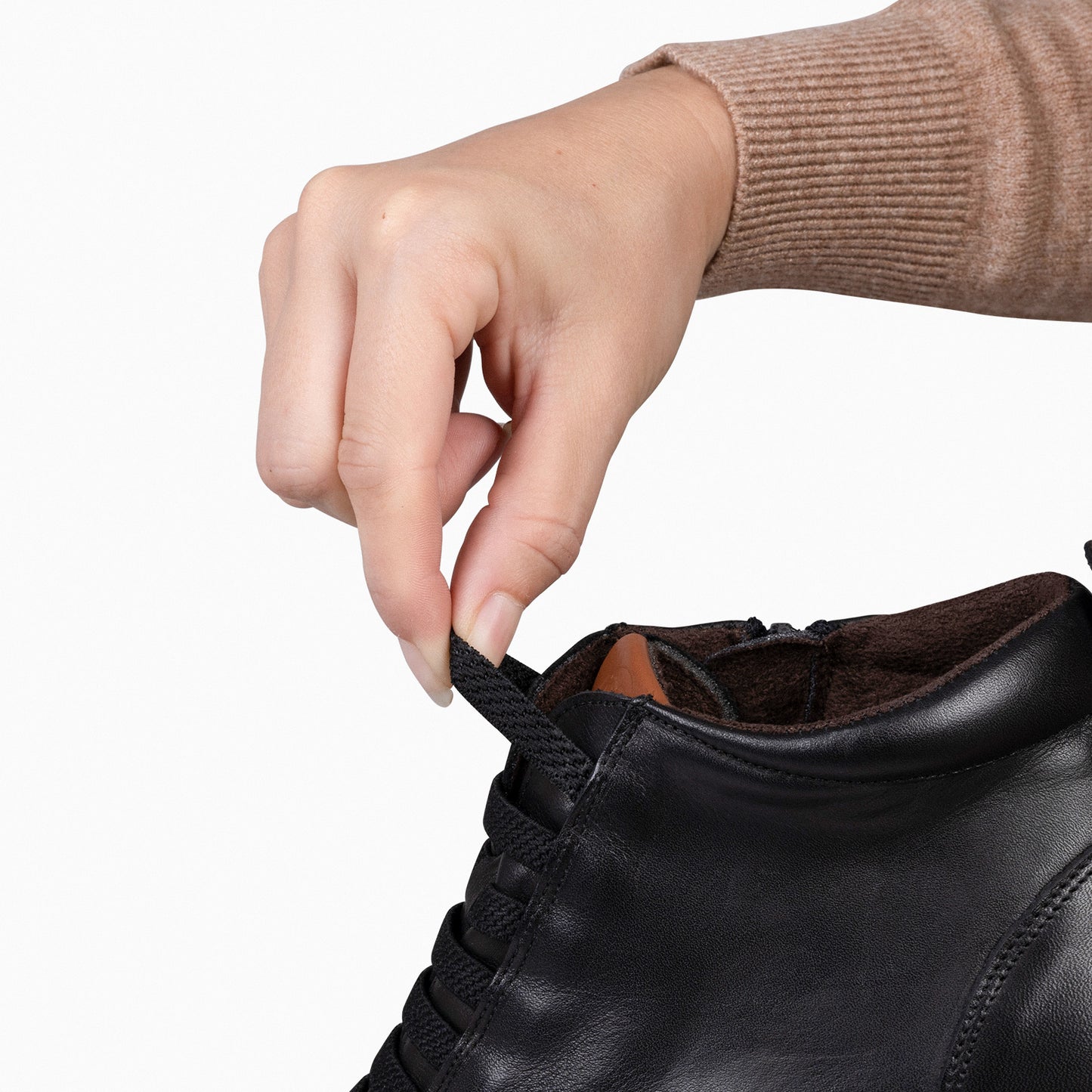 FLEXY - Zapatillas abotinadas NAPA NEGRO