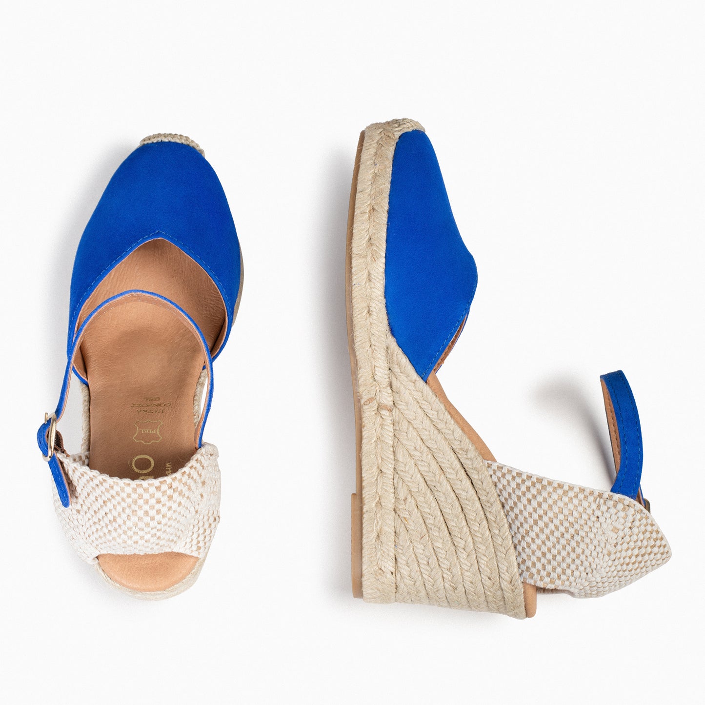 NERJA – Cuñas altas de esparto  BLUETE