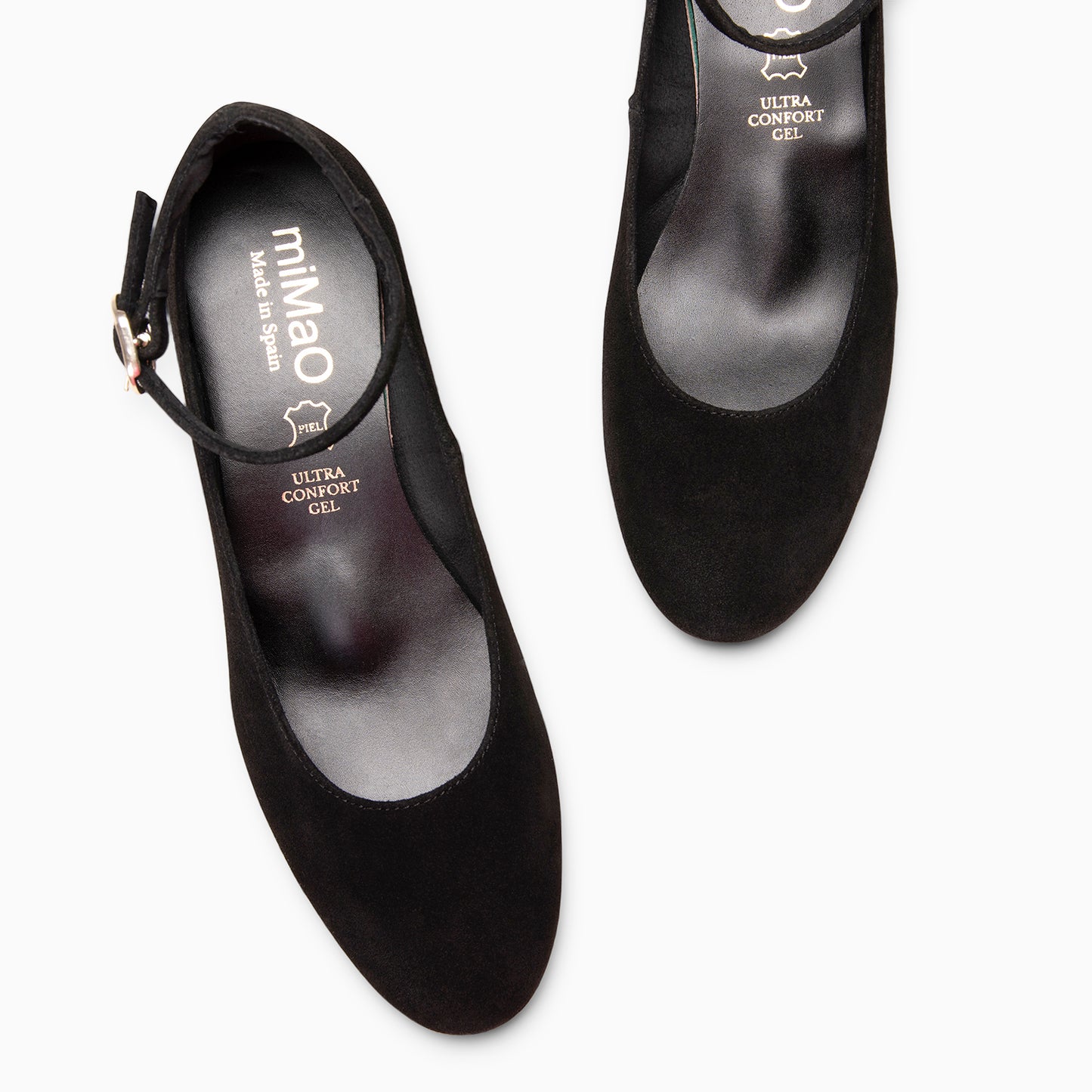 URBAN REDONDO CON PULSERA – Zapato de tacón medio NEGRO