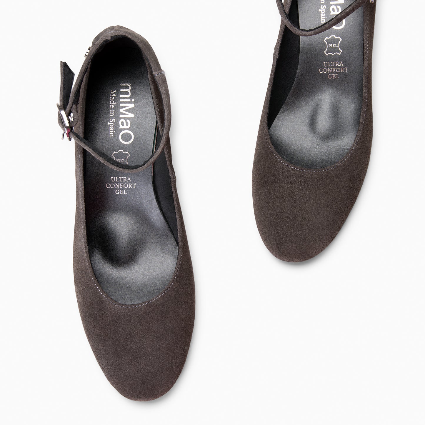 URBAN REDONDO CON PULSERA – Zapato de tacón medio GRIS