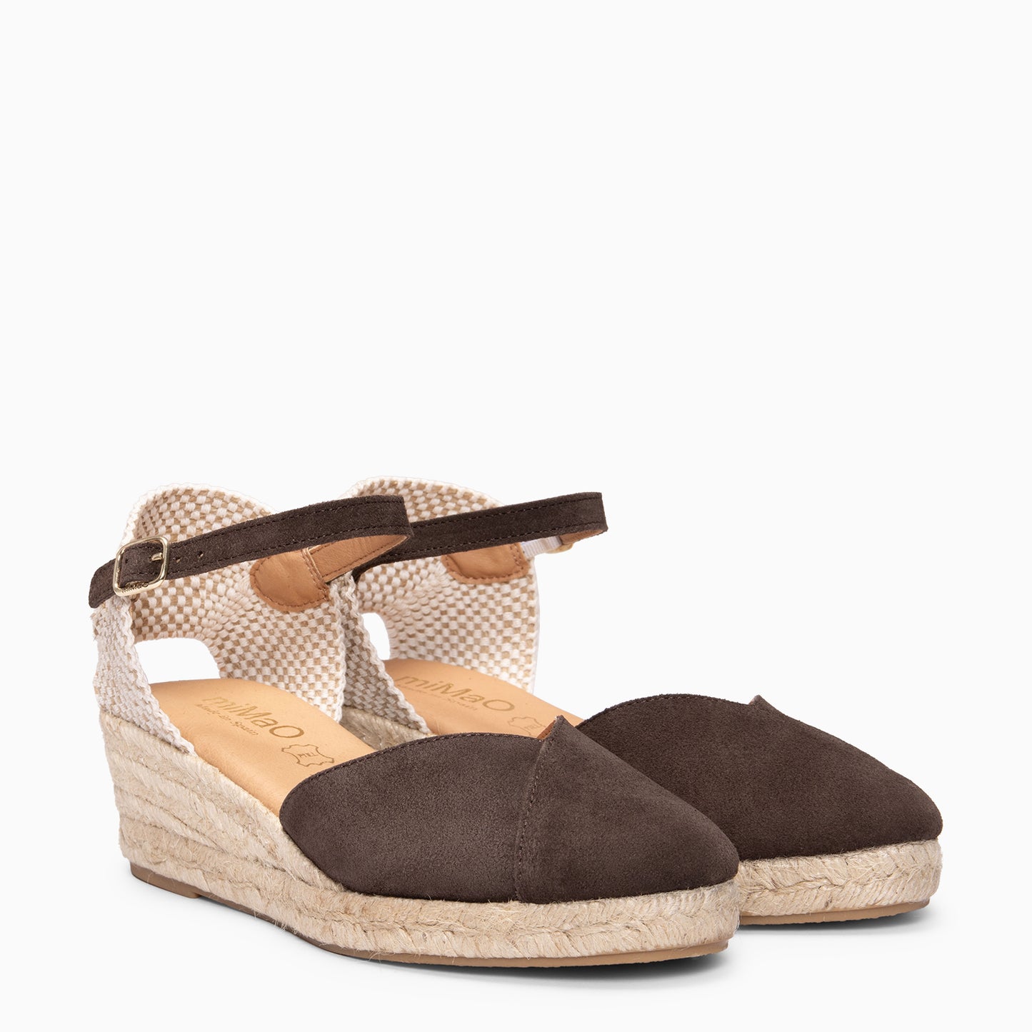 ICA - Cuñas de esparto bajas MARRON
