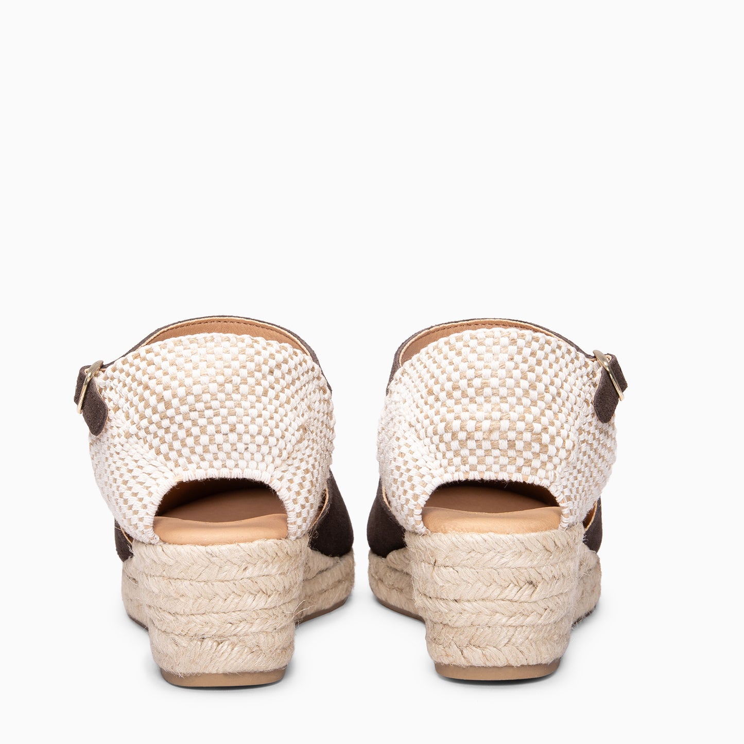 ICA - Cuñas de esparto bajas MARRON