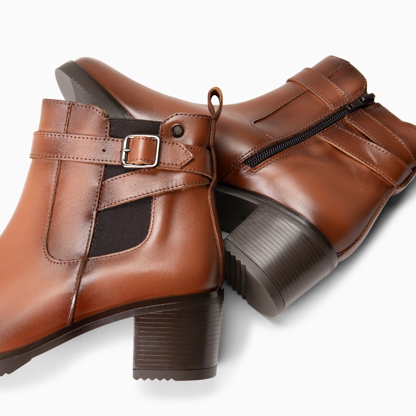 LEMY – BOTINES de MUJER CAMEL