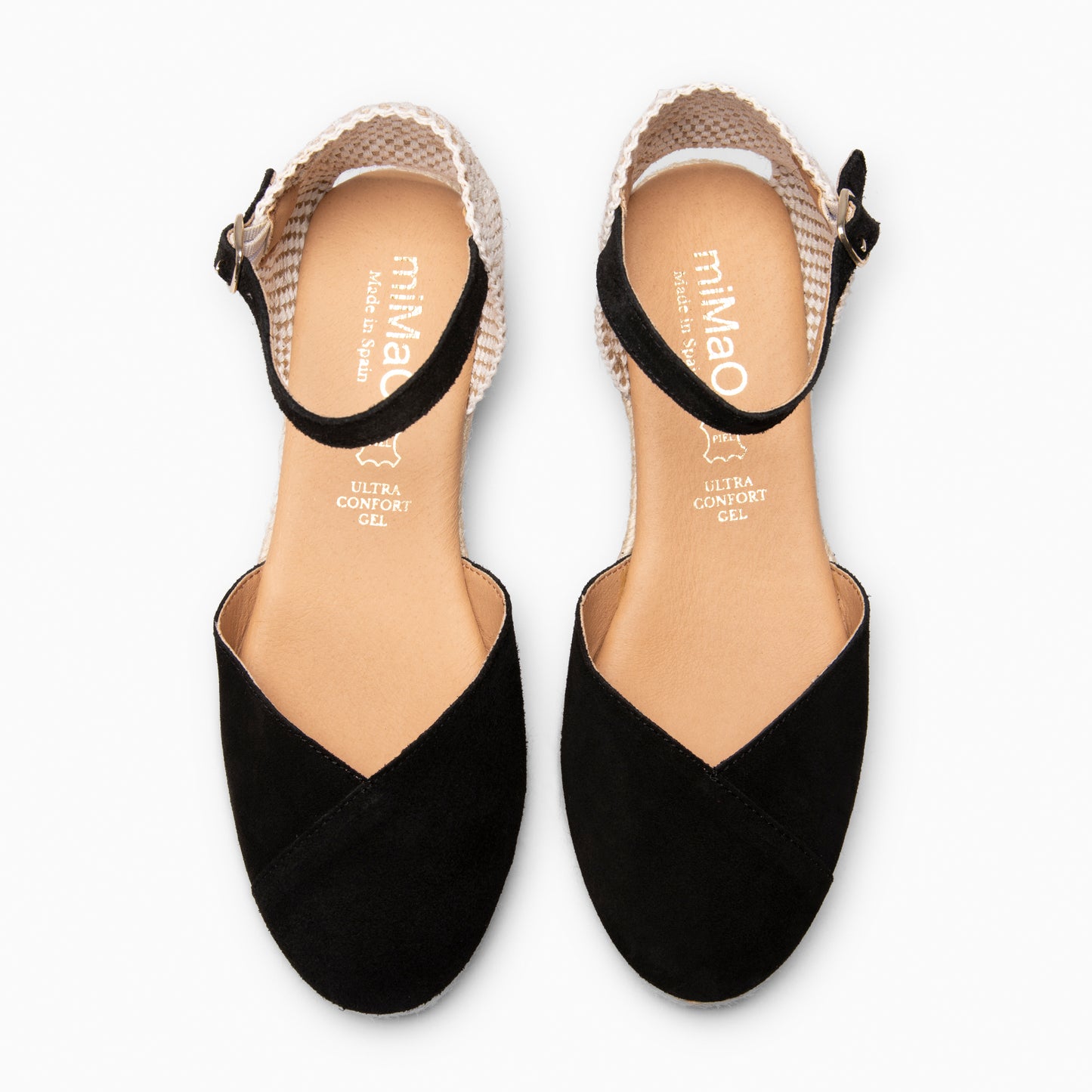 ICA - Cuñas de esparto bajas NEGRO