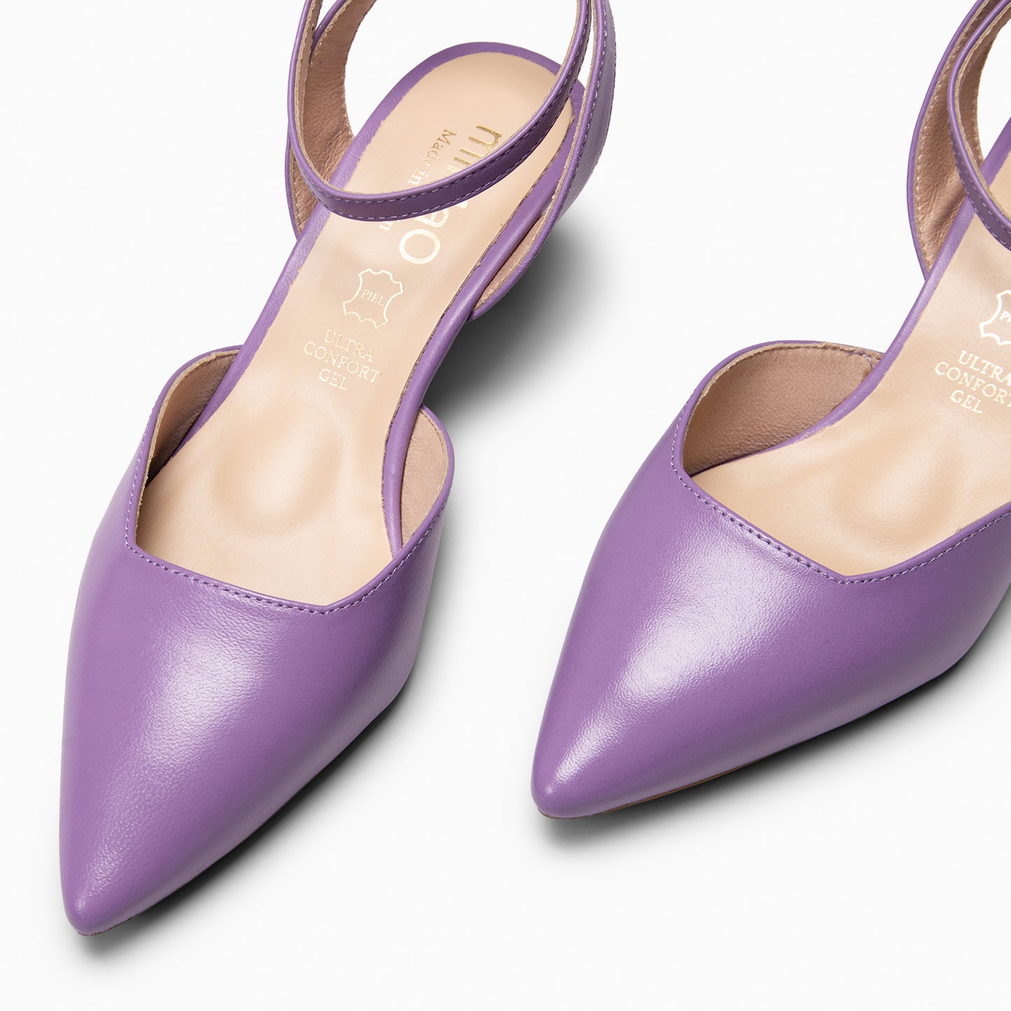 DANIELA - Destalonado con tacón kitten MALVA