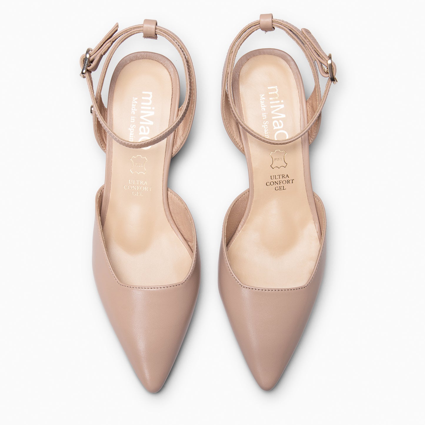 DANIELA - Destalonado con tacón kitten NUDE