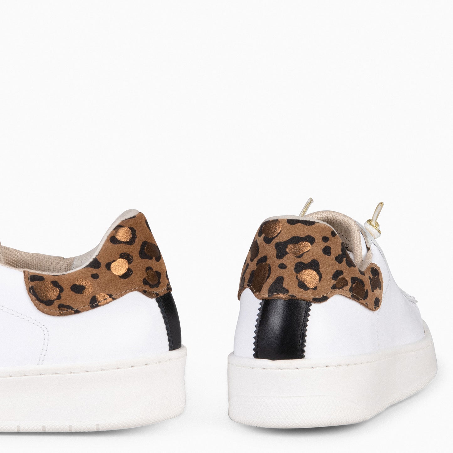 NANTES - Zapatillas Elegantes BLANCO LEOPARDO