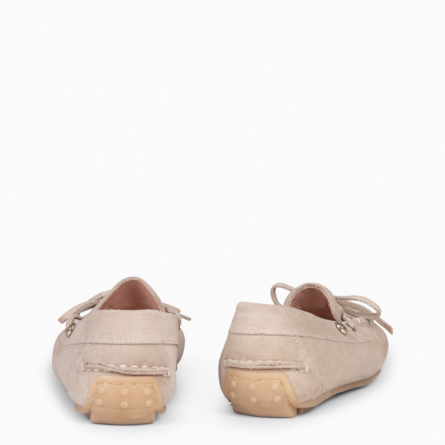 LAZO – Mocassins plats pour femmes avec semelle intérieure amovible BEIGE