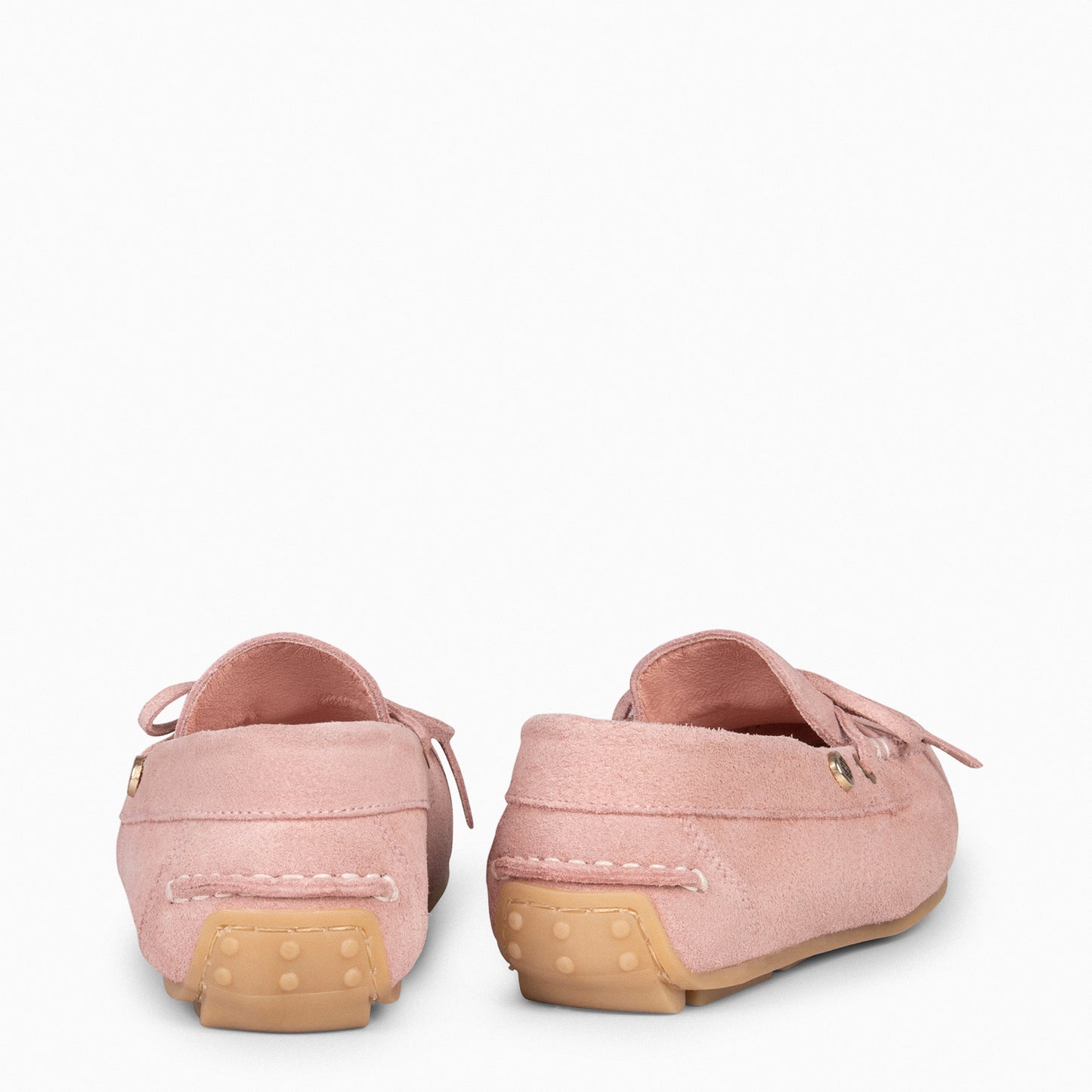 LAZO – Mocassins plats avec semelle intérieure amovible pour femme ROSE