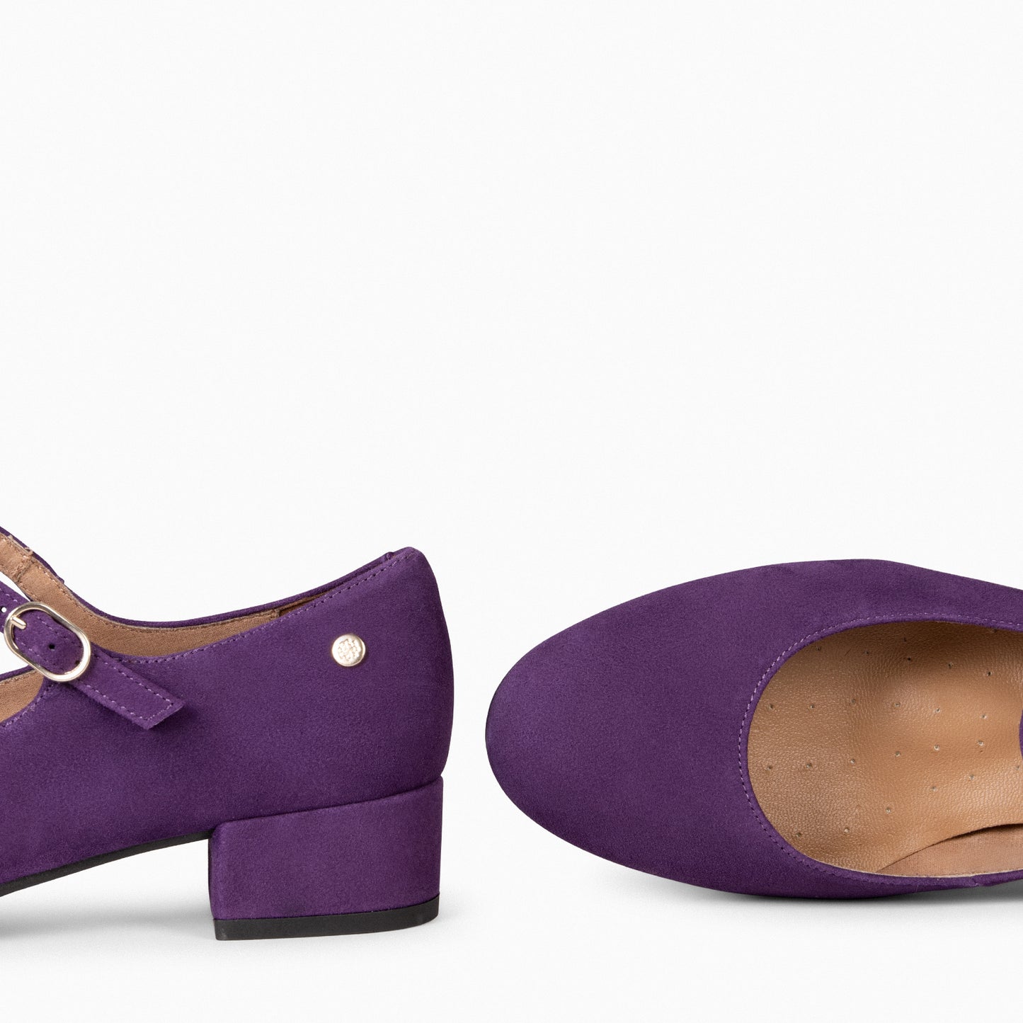 NORA - Mary Janes à petit talon VIOLET