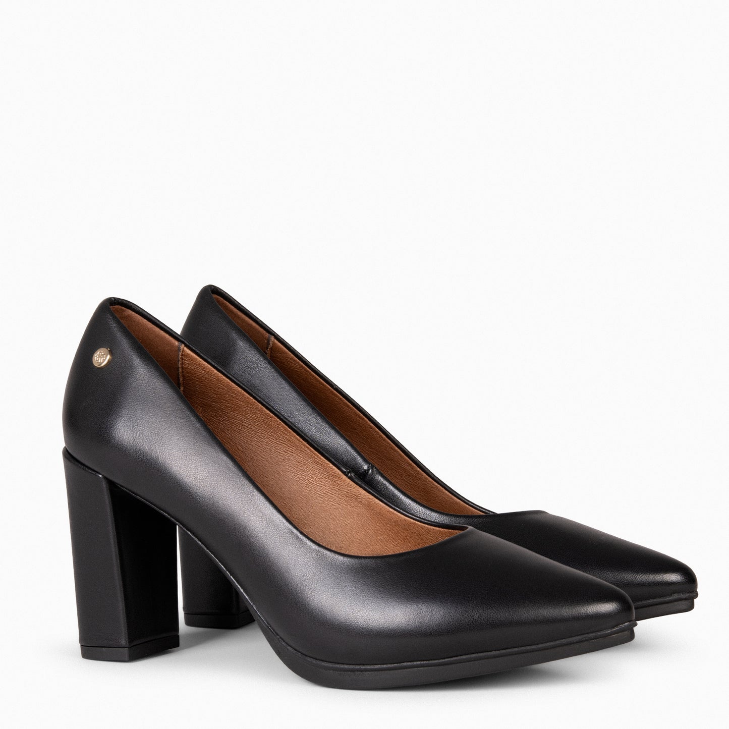 URBAN SALÓN - Zapatos de tacón de napa en NEGRO