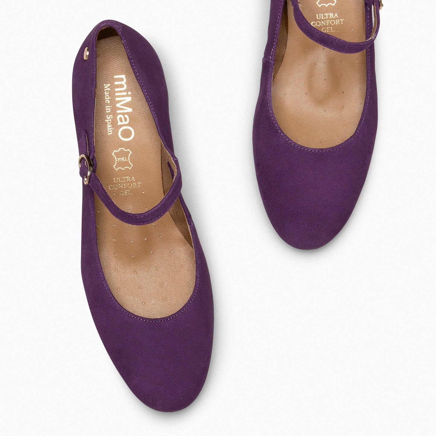 NORA - Mary Janes à petit talon VIOLET