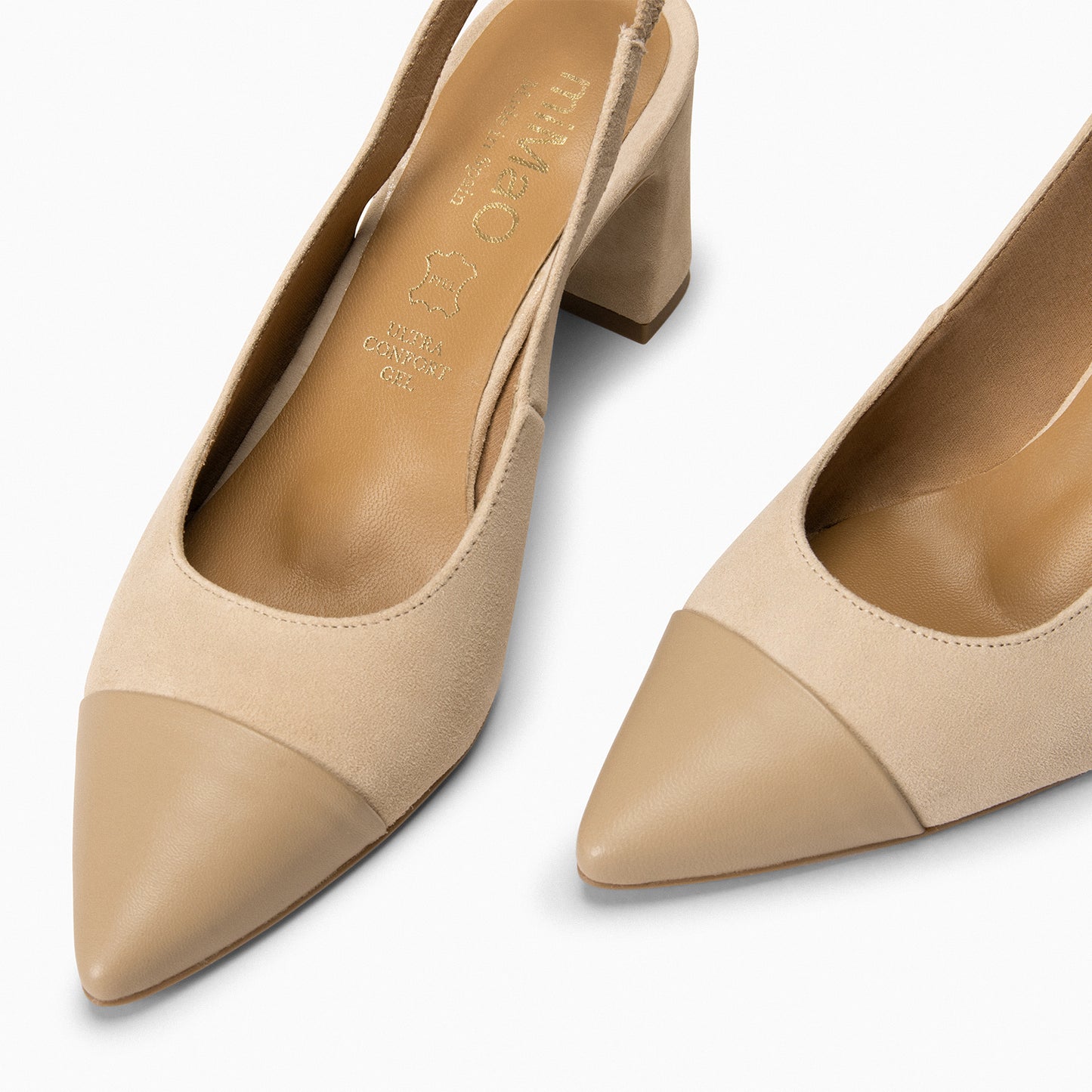 DIANA – Chaussure à bride arrière pour femme BEIGE