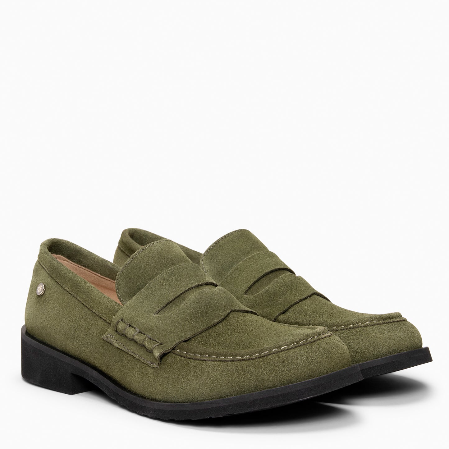 HARVARD – mocasines planos de piel  KAQUI