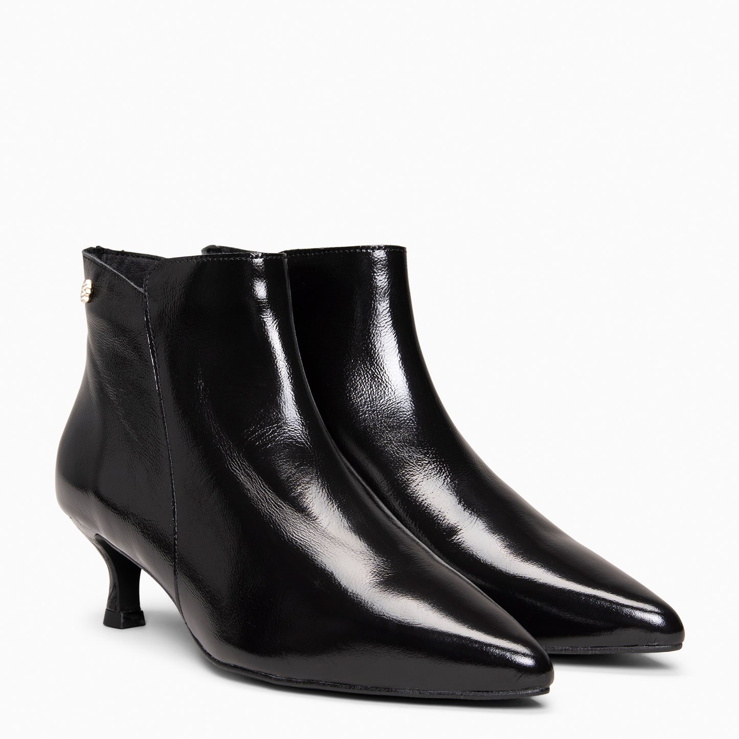 ROYAL – Botines tacón bajo NEGRO