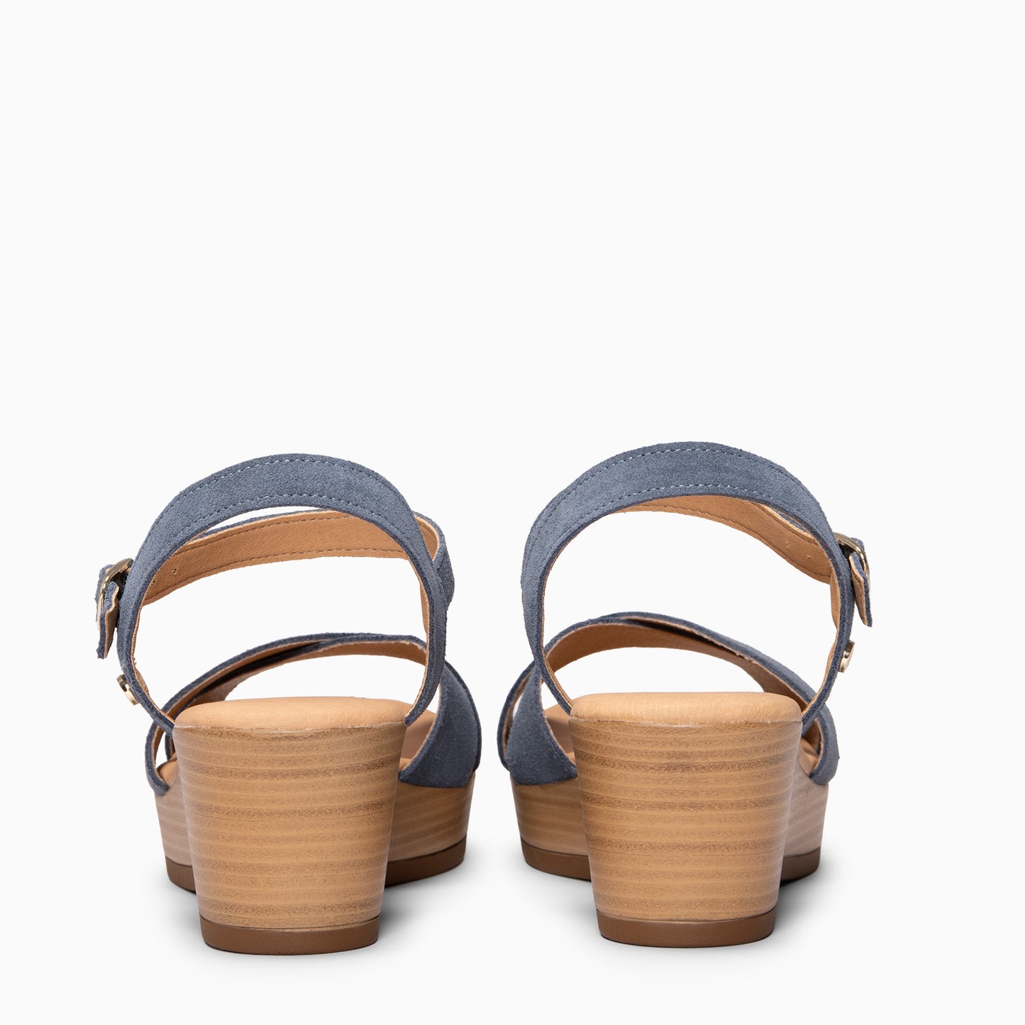 MAR - Cuñas Ligeras de tiras cruzadas JEANS