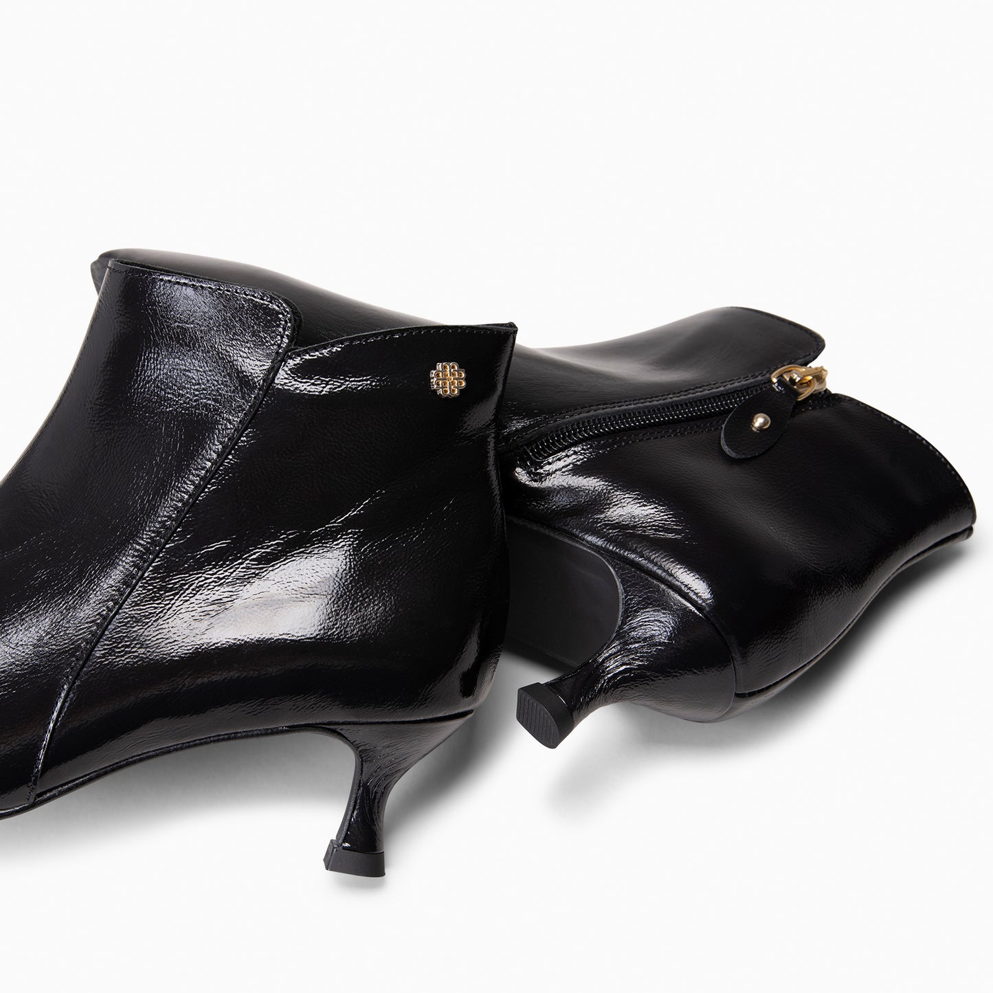 ROYAL – Botines tacón bajo NEGRO