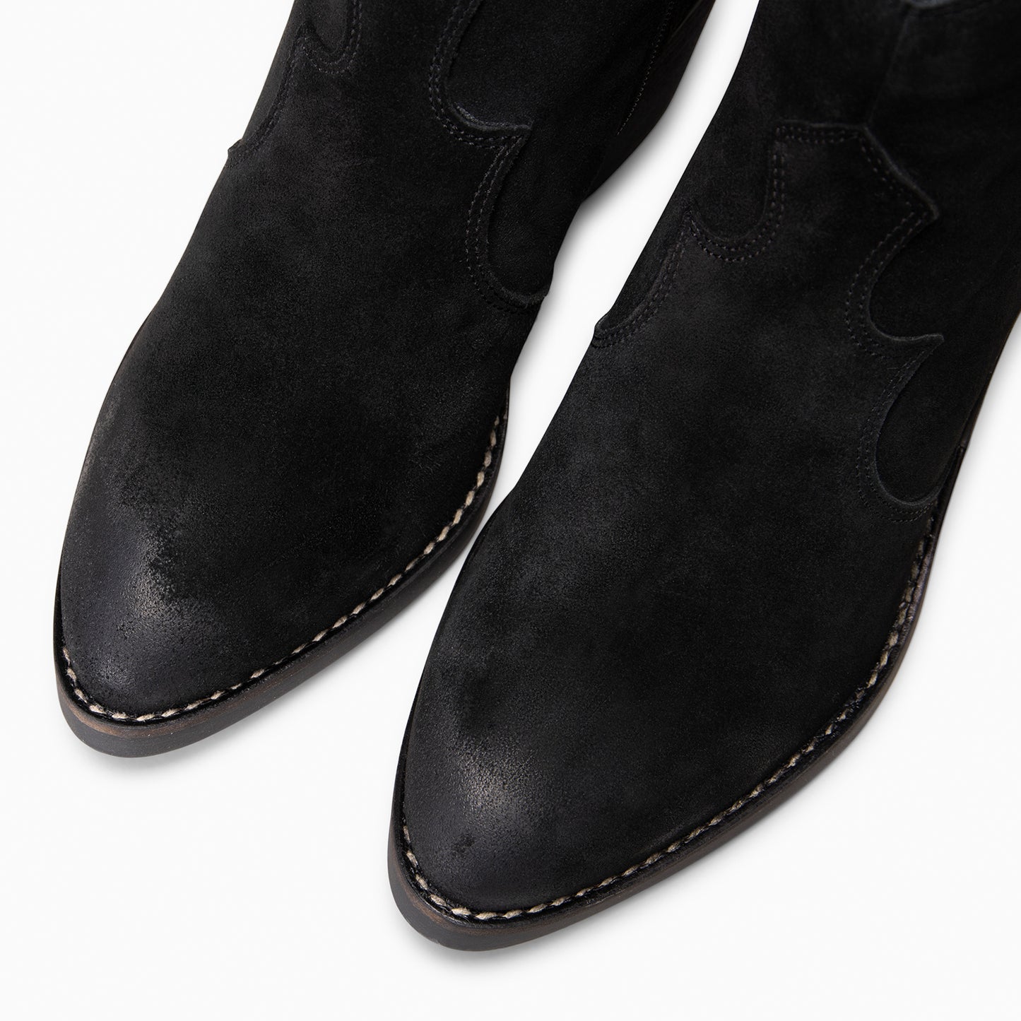 BEDFORD – Botines cowboy con tacón NEGRO