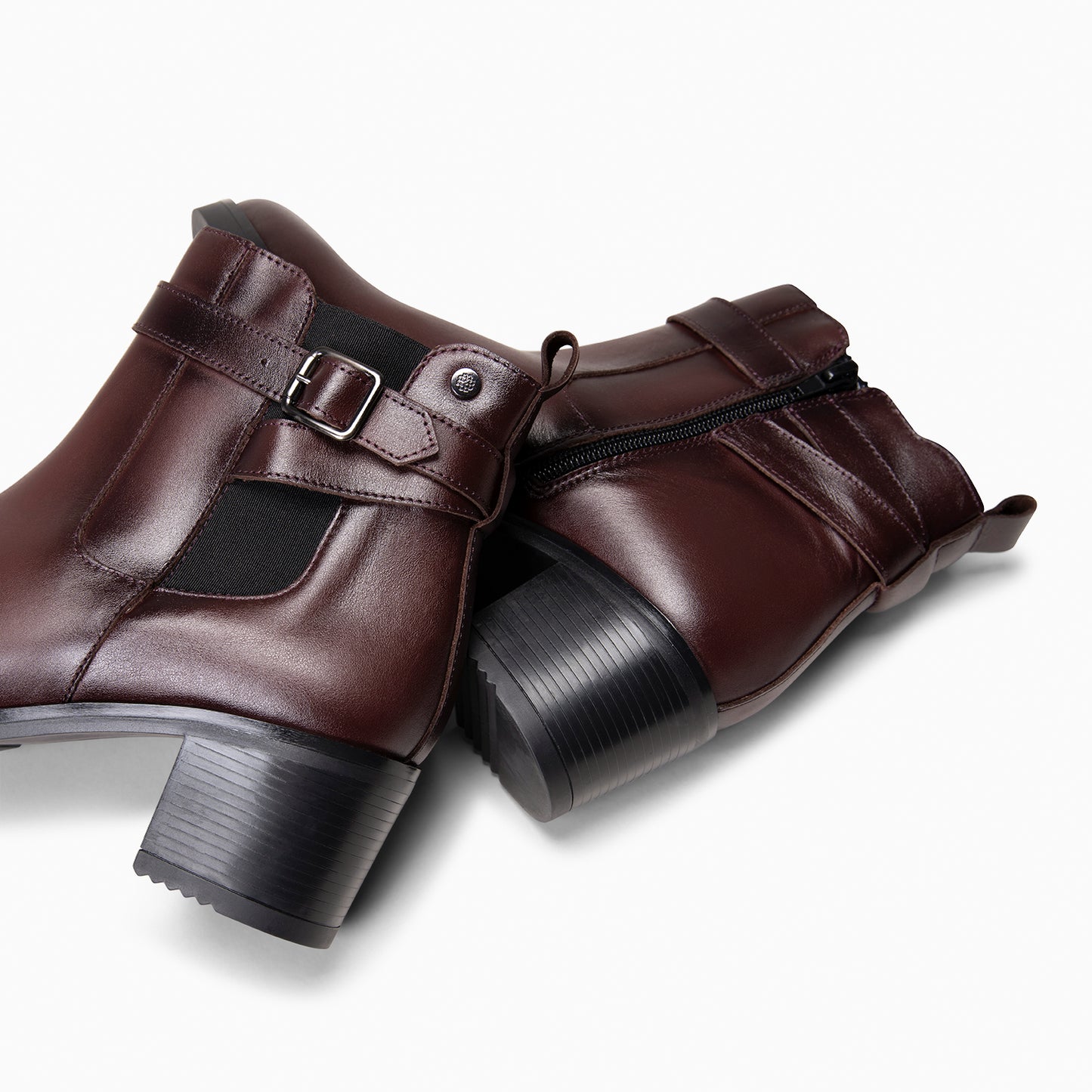 LEMY – BOTINES de MUJER BURDEOS