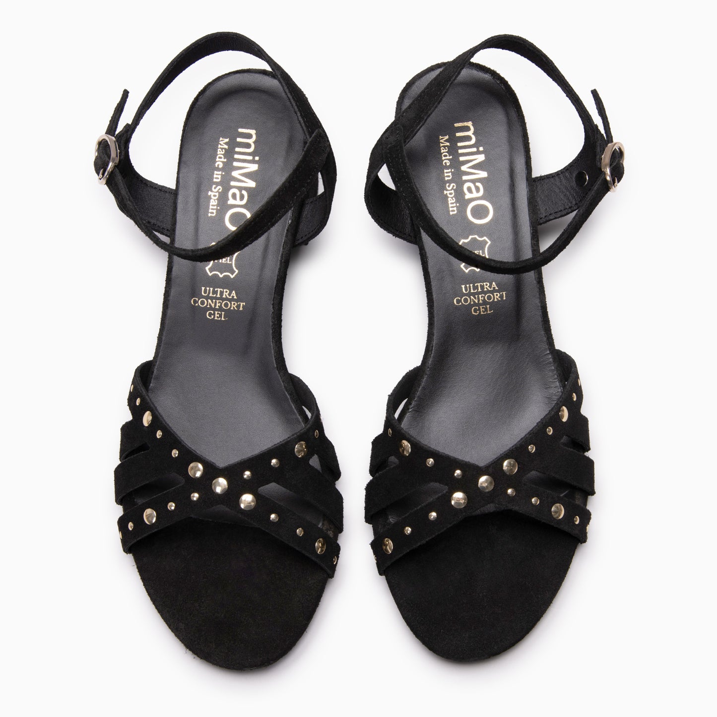 DAISY - Sandalias de tacón medio NEGRO
