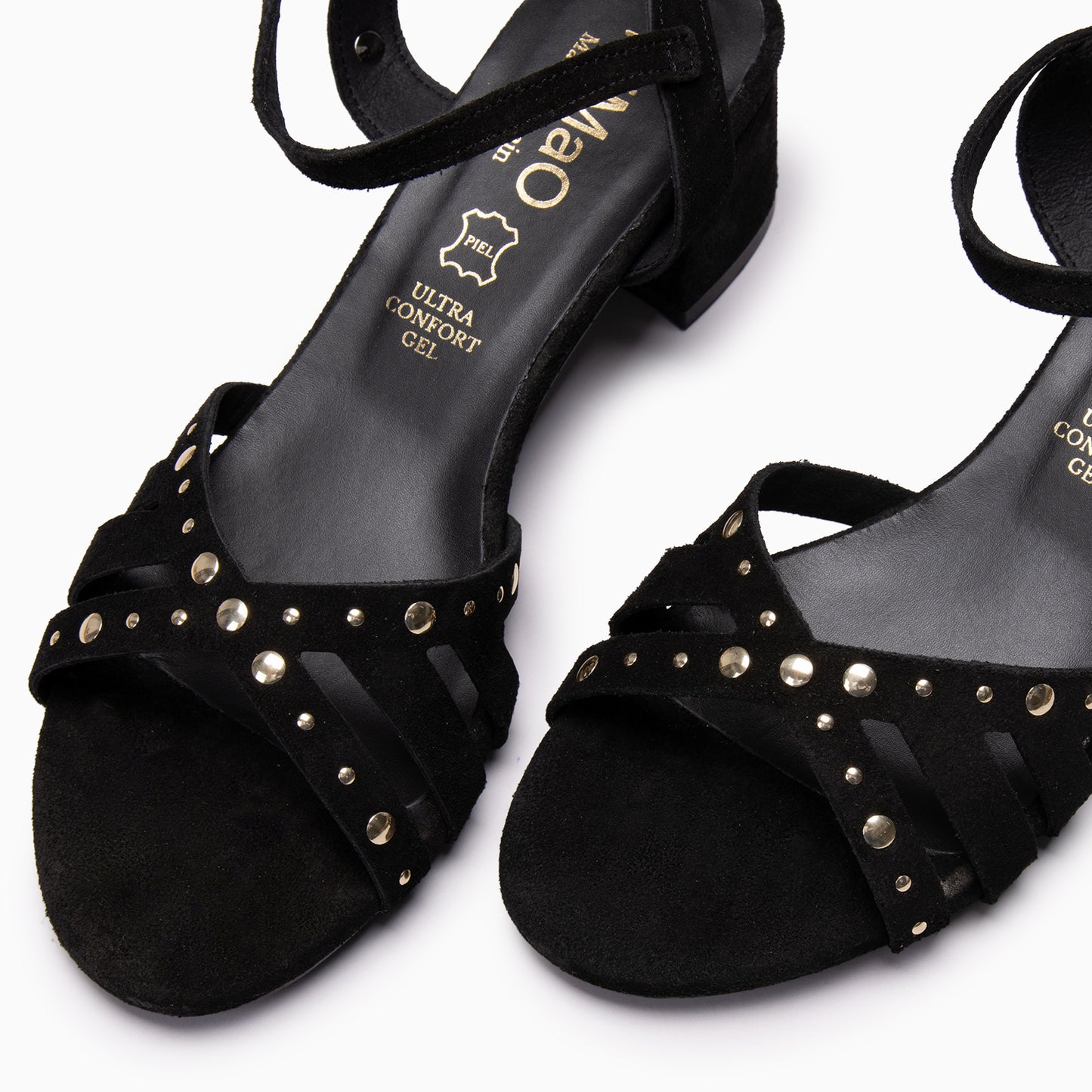 DAISY - Sandalias de tacón medio NEGRO