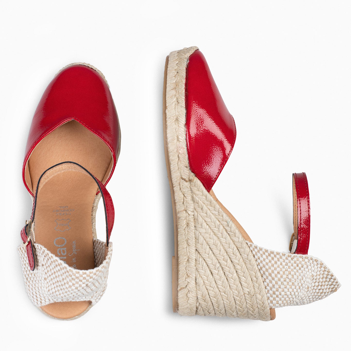 NERJA CHAROL – Cuñas de Esparto altas  ROJO
