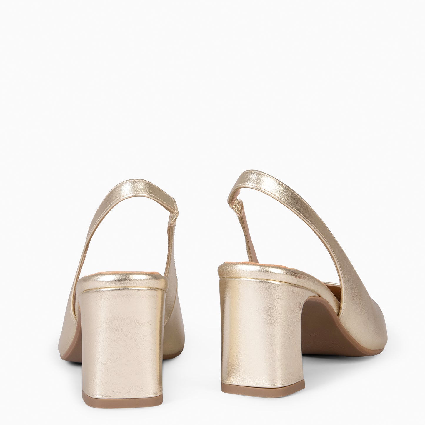 MIRIAM - Zapato destalonado PLATINO