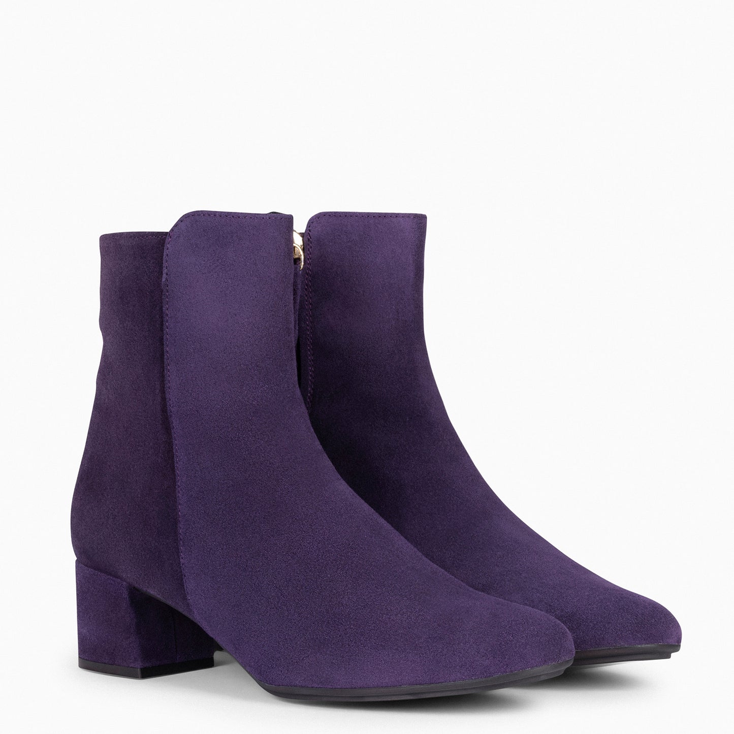 MAIA - Bottines en Daim pour Femme VIOLET